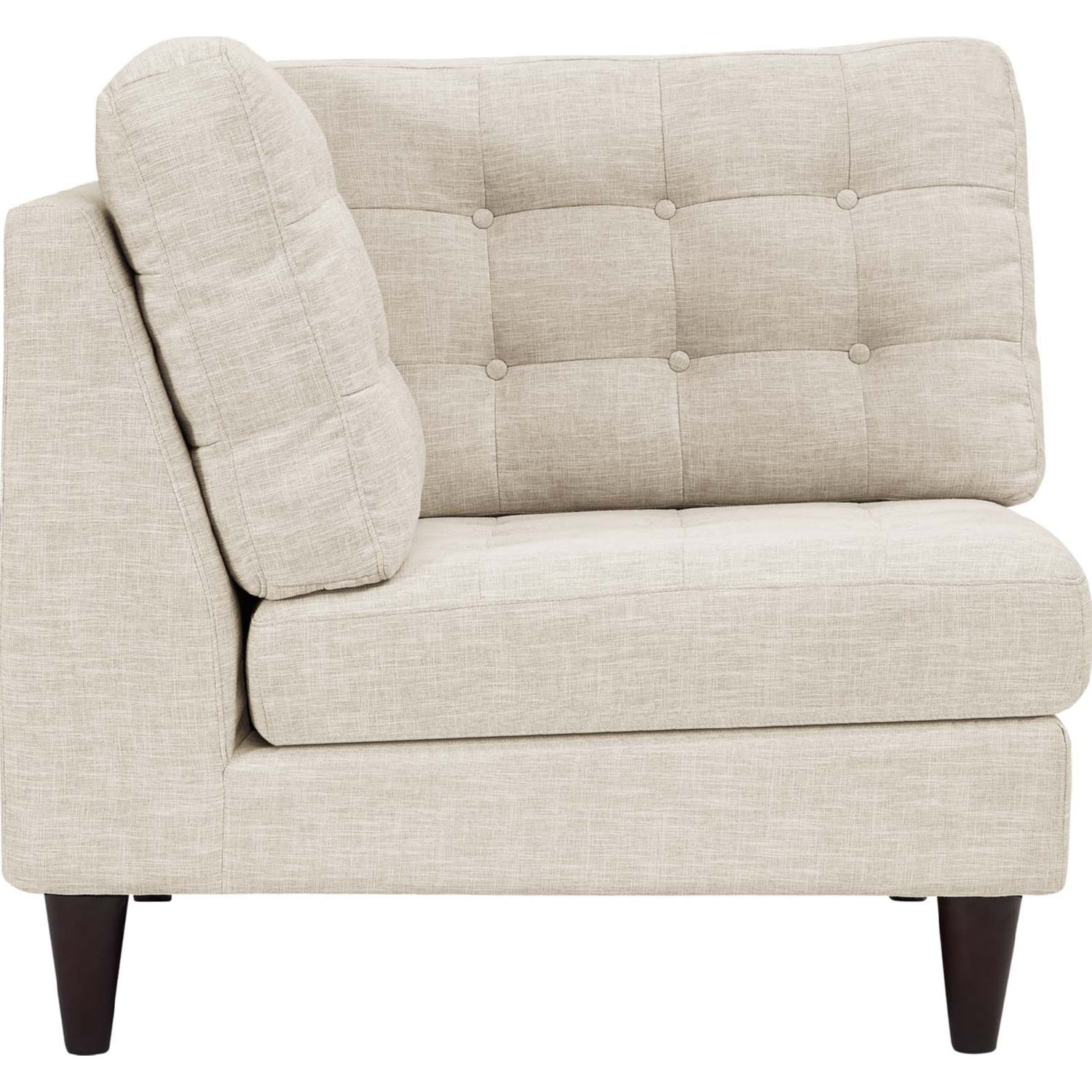 Empress Upholstered Fabric Corner Sofa
