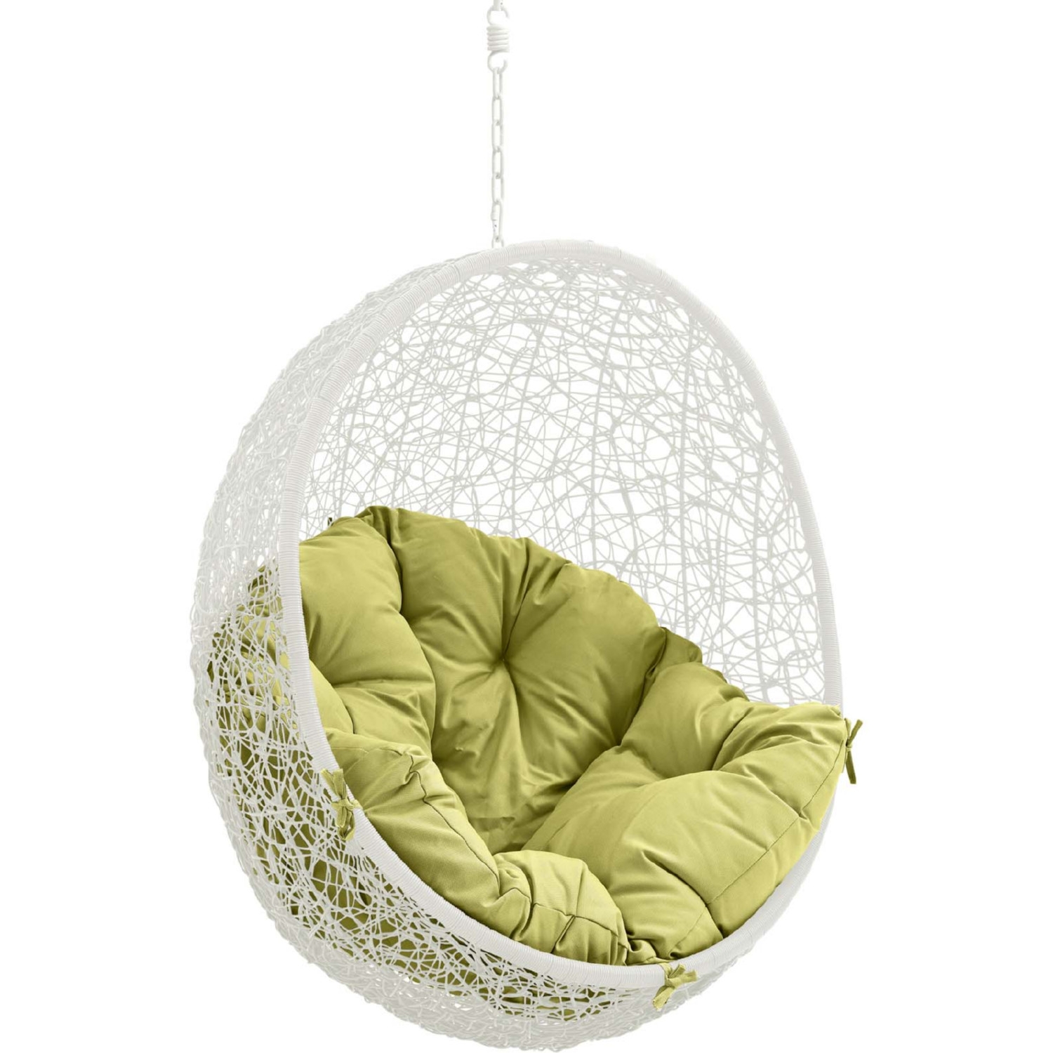 Hide Outdoor Patio Synthetic Rattan Weave Swing Chair Without Stand