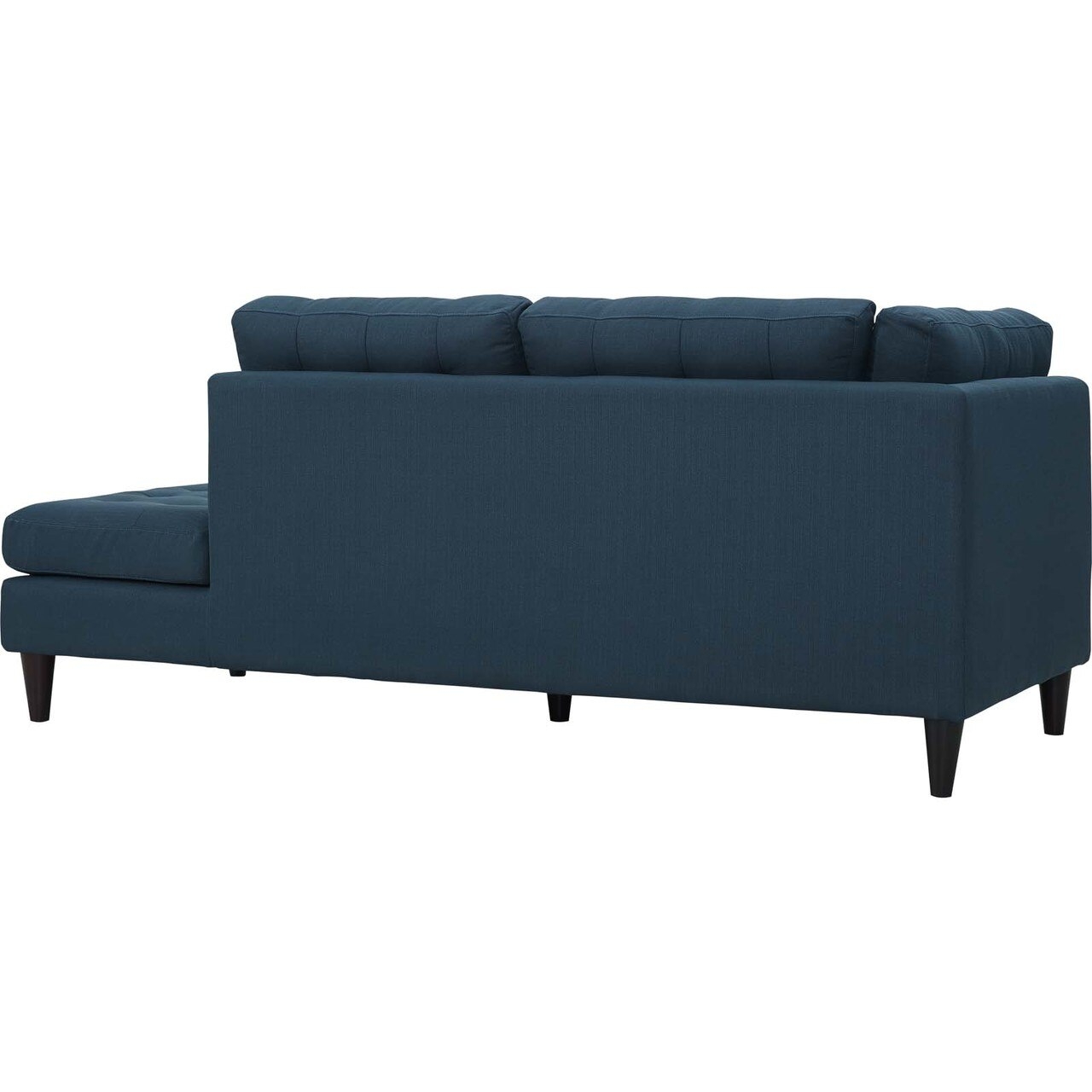 Empress 2-Pc Upholstered Fabric Right Arm Facing Bumper Sectional