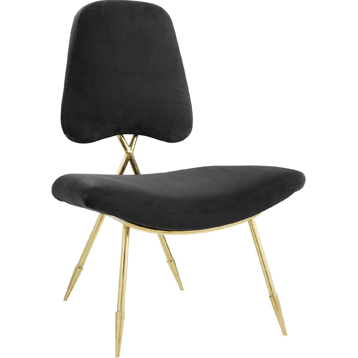 Ponder Performance Velvet Lounge Chair