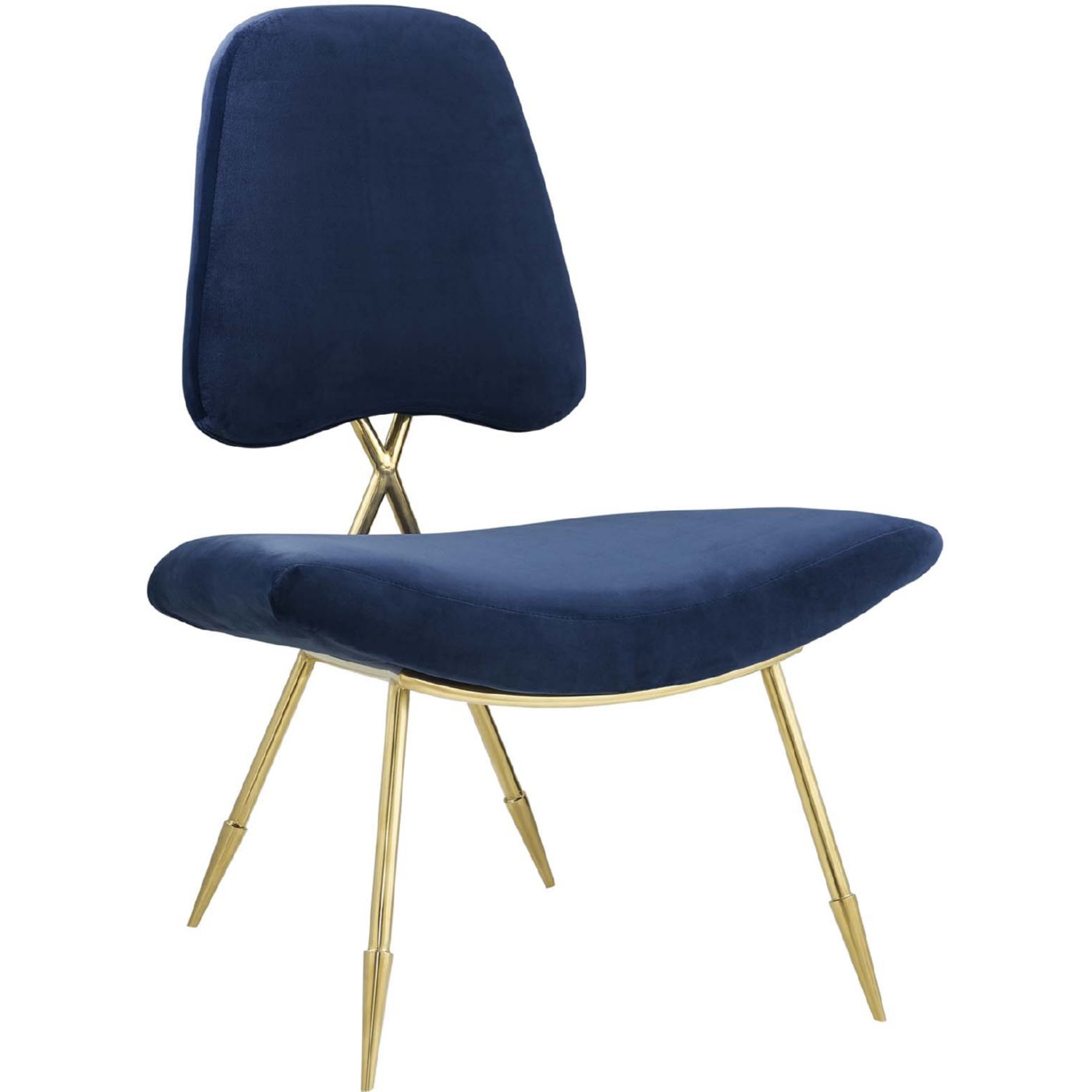Ponder Performance Velvet Lounge Chair