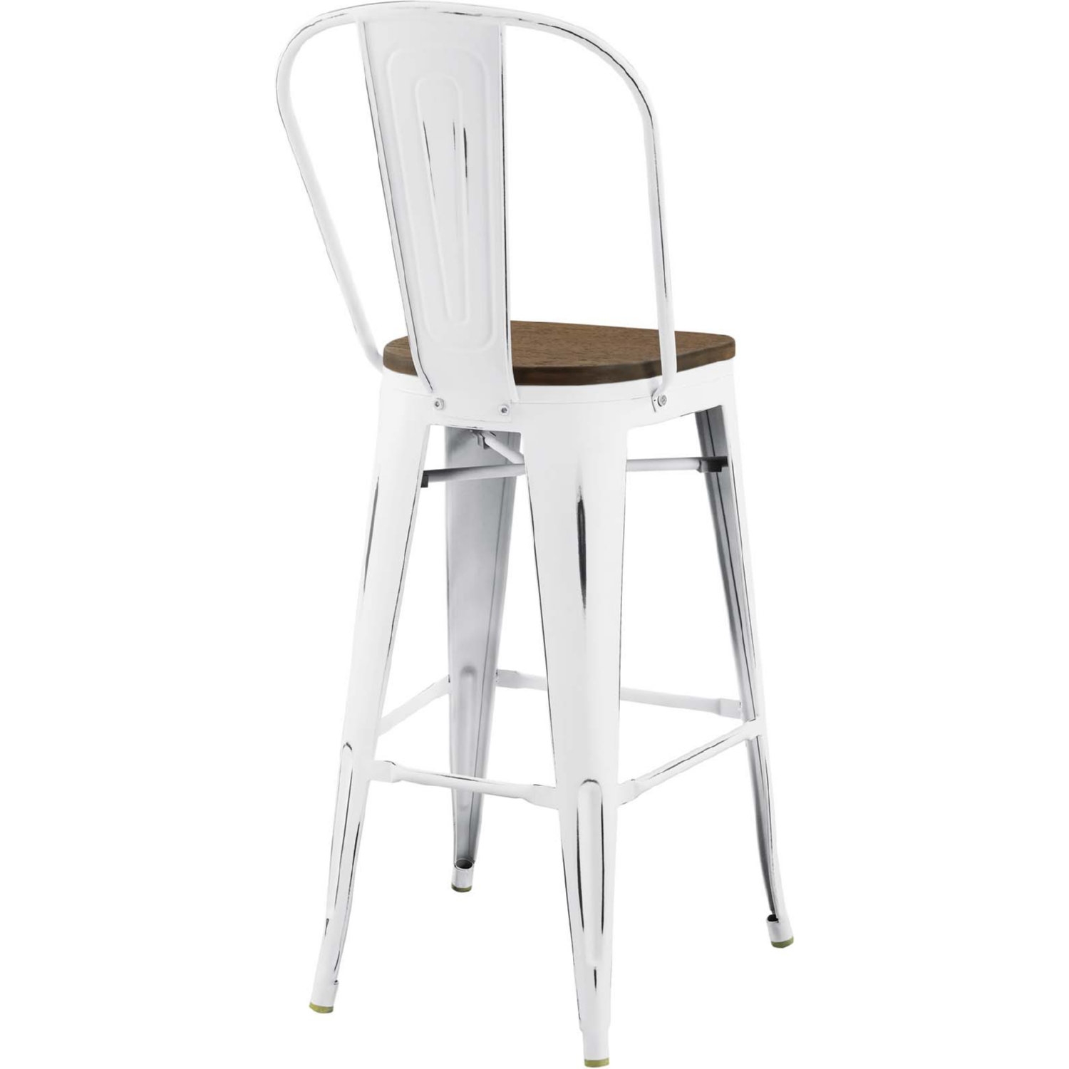 Promenade Bamboo/Steel Bar Stool