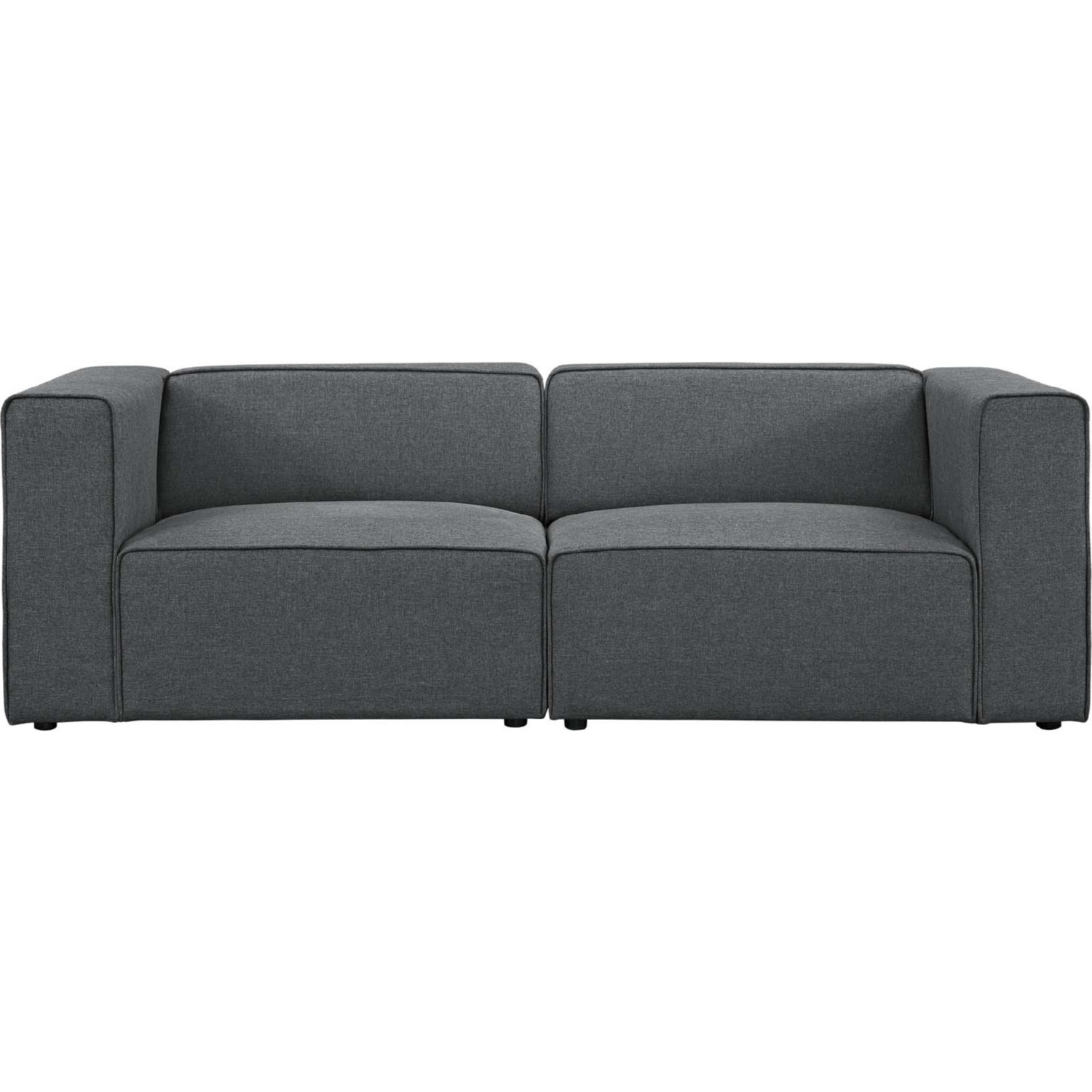 Mingle 2-Pc Upholstered Fabric Sectional Sofa Set