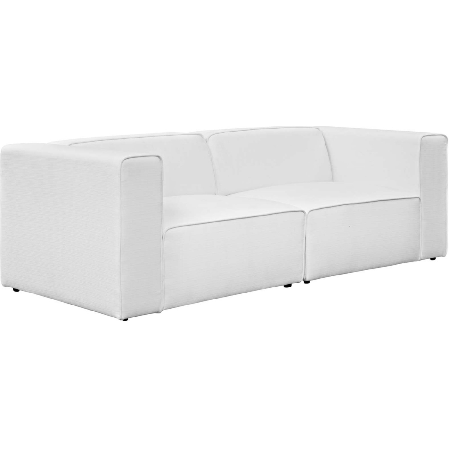 Mingle 2-Pc Upholstered Fabric Sectional Sofa Set