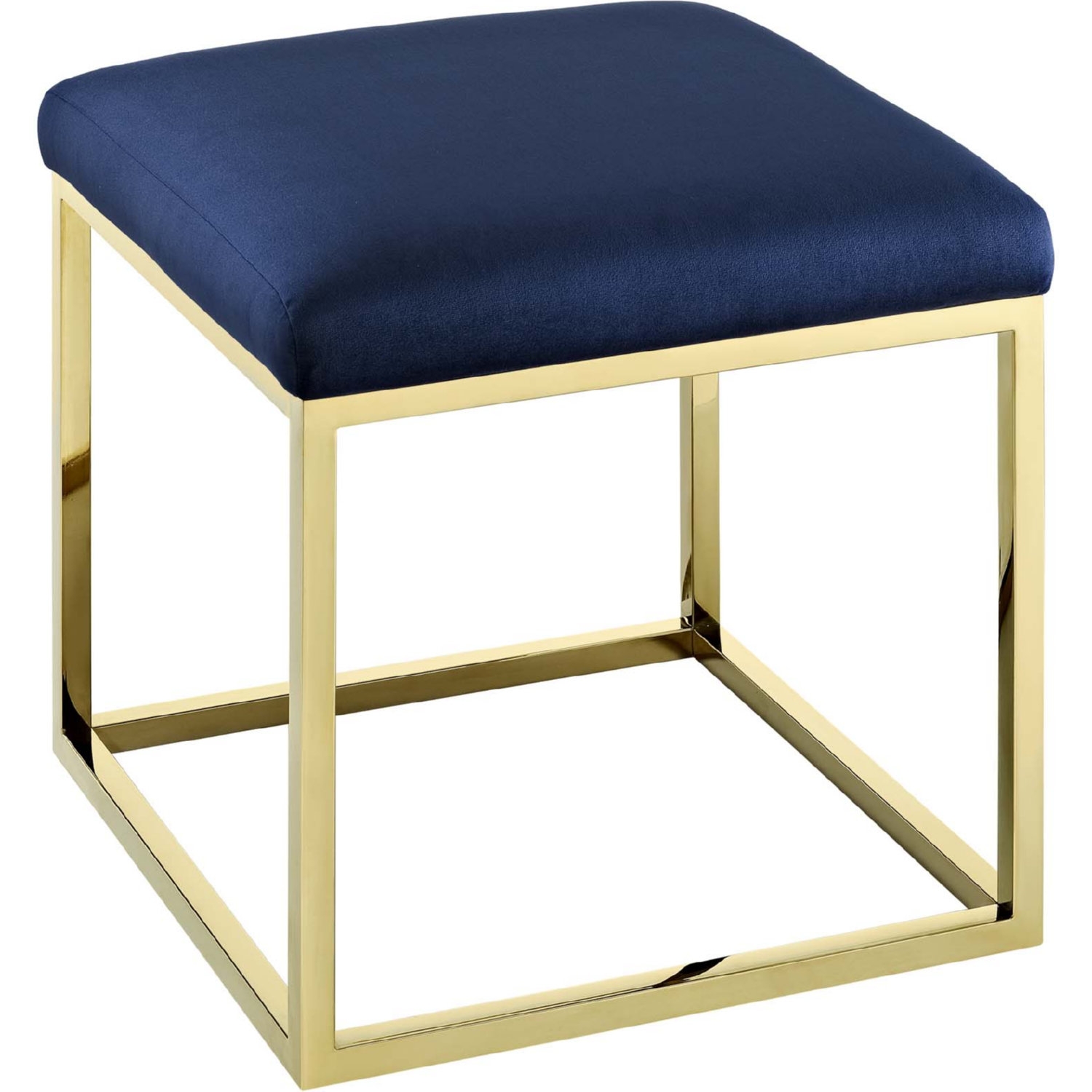 Anticipate Velvet Ottoman