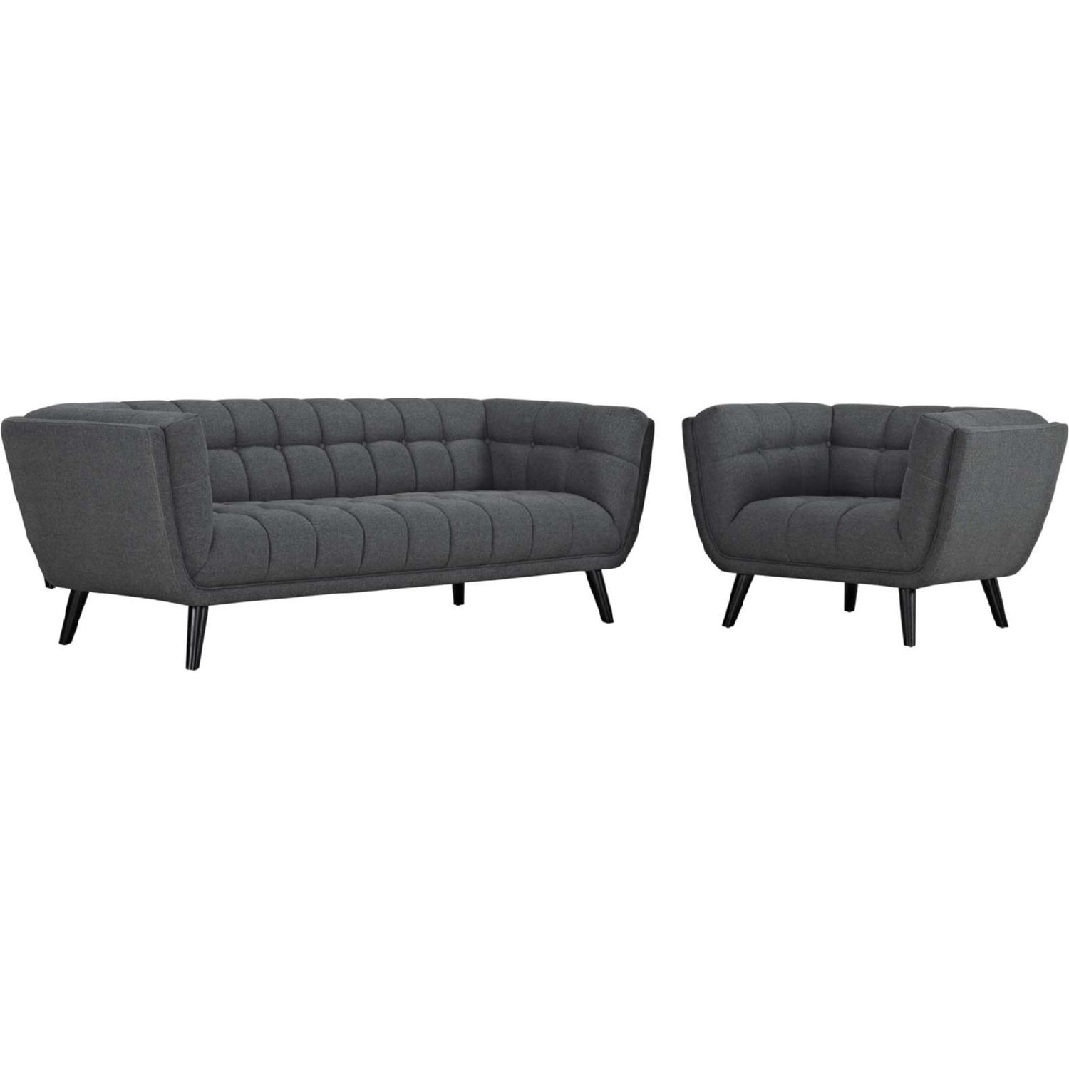 Bestow 2-Pc Upholstered Fabric Sofa and Armchair Set