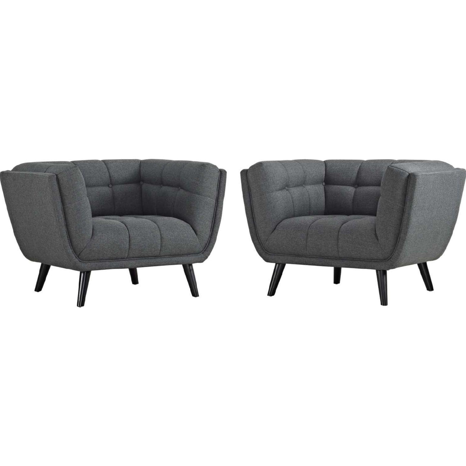 Bestow 2-Pc Upholstered Fabric Armchair Set