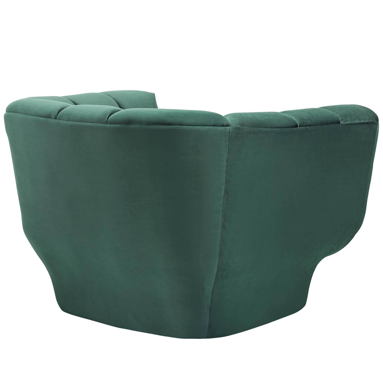 Entertain Tufted Velvet Armchair