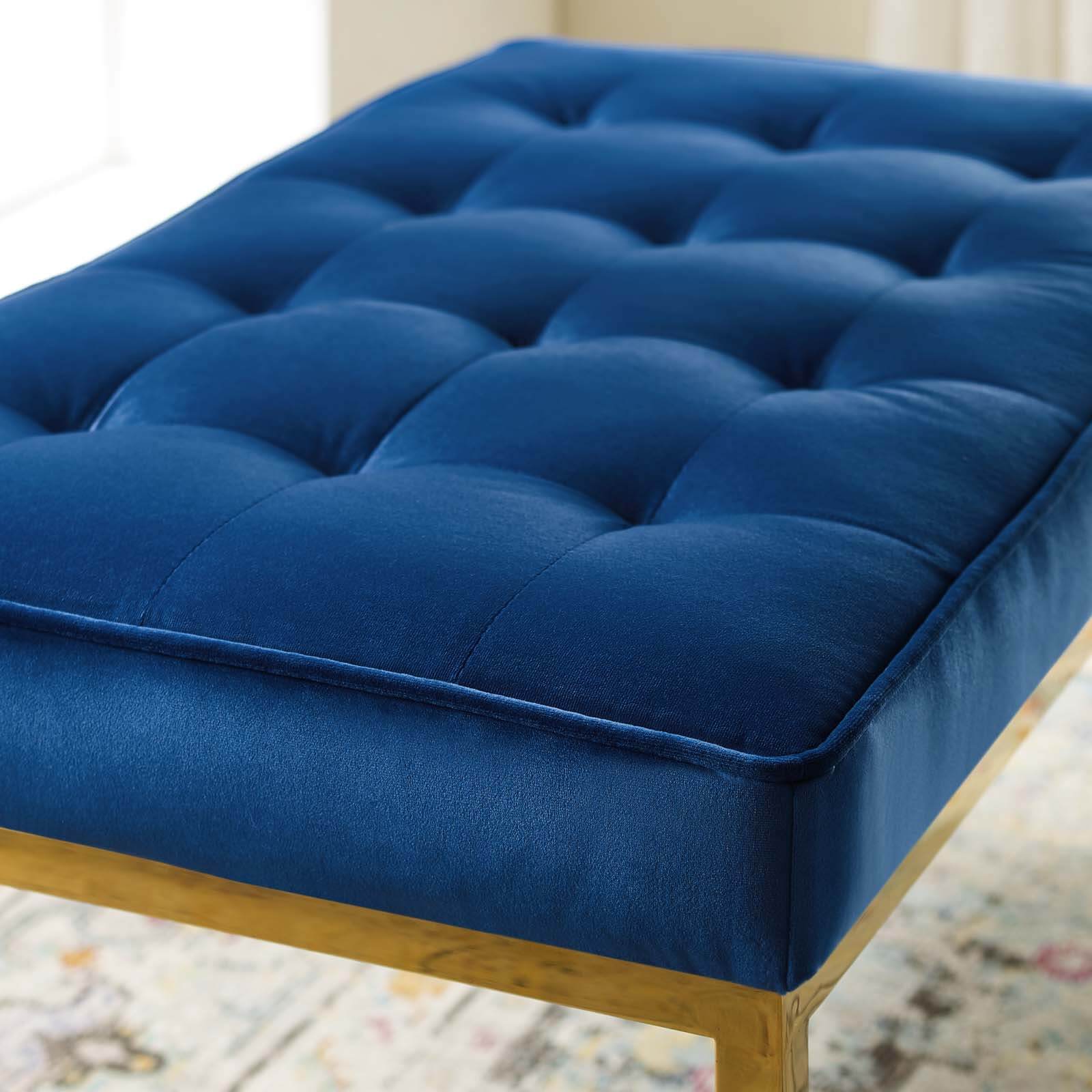 Loft Medium Velvet Bench