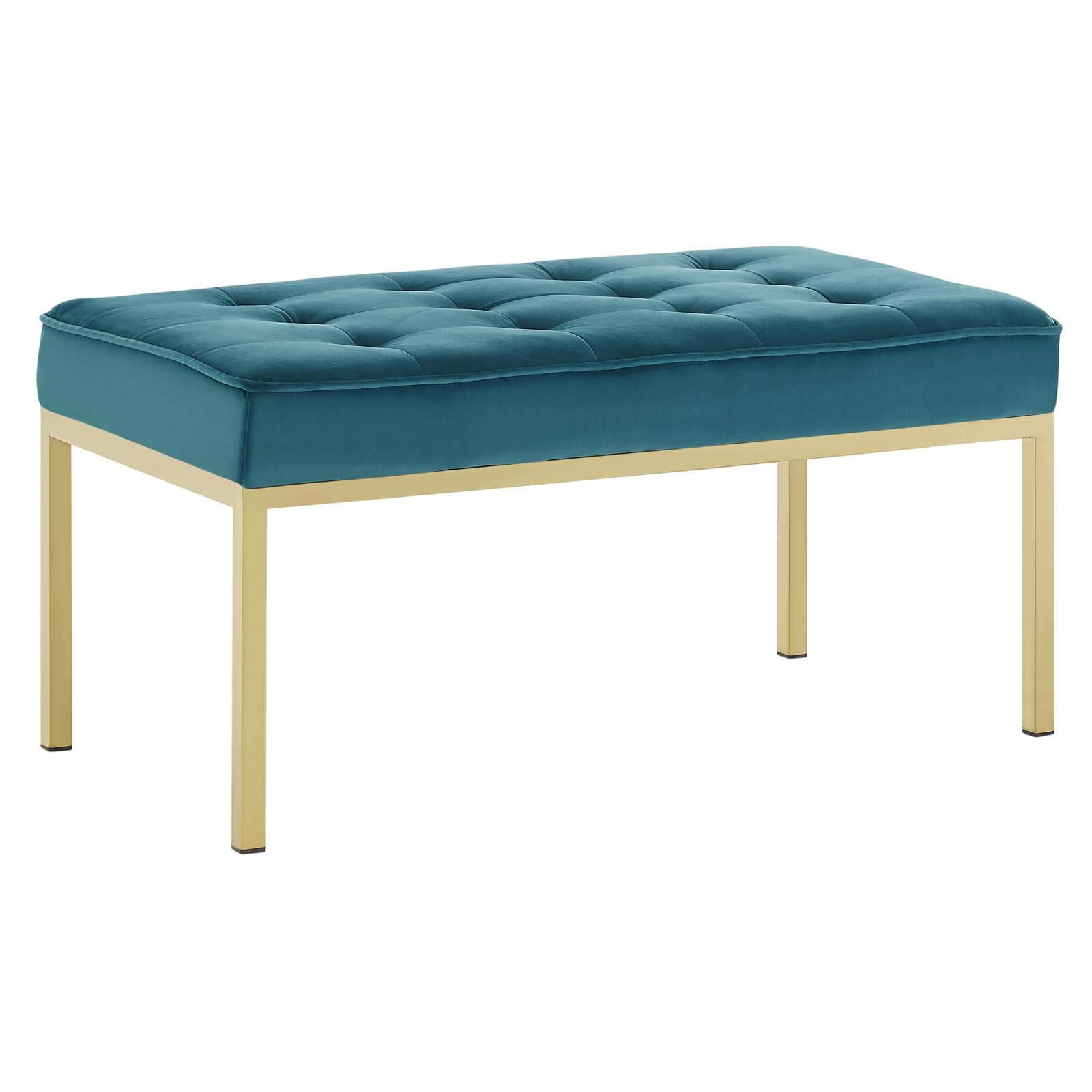Loft Medium Velvet Bench