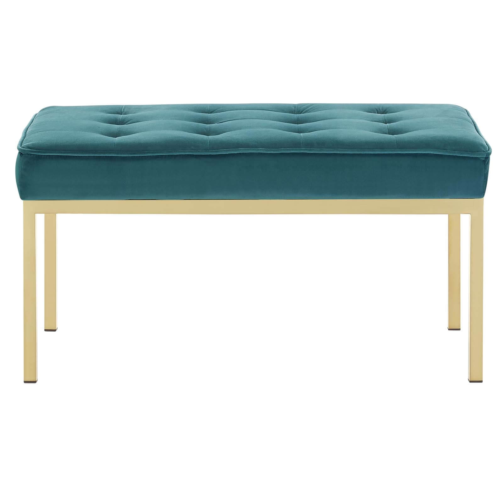 Loft Medium Velvet Bench