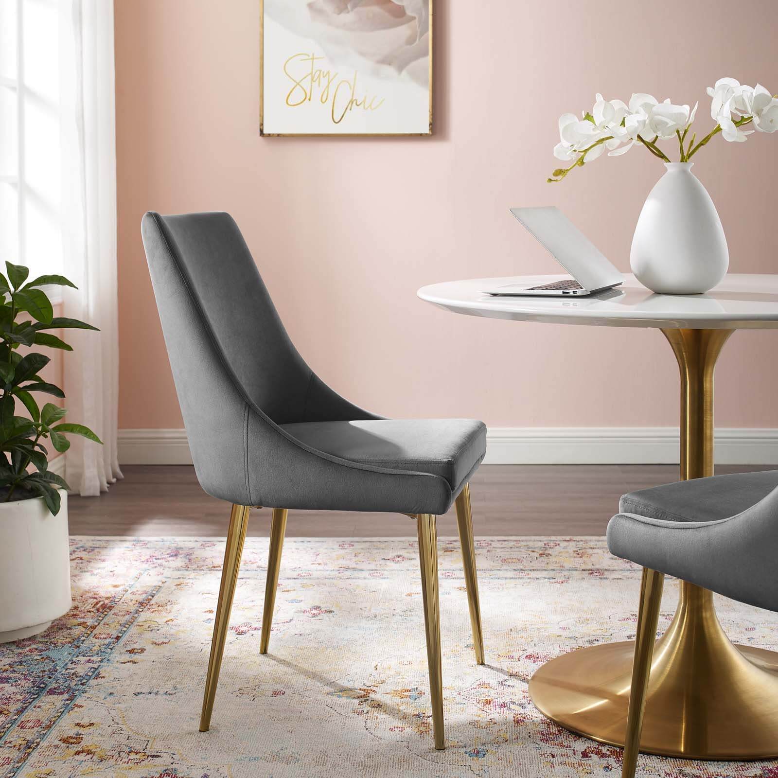 Viscount Velvet Dining Chair