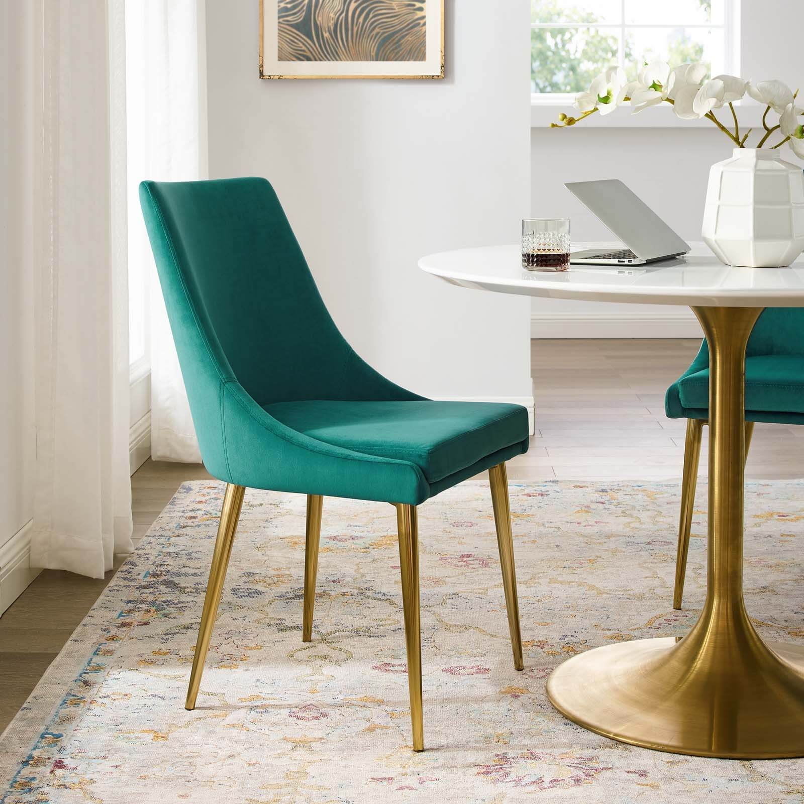 Viscount Velvet Dining Chair