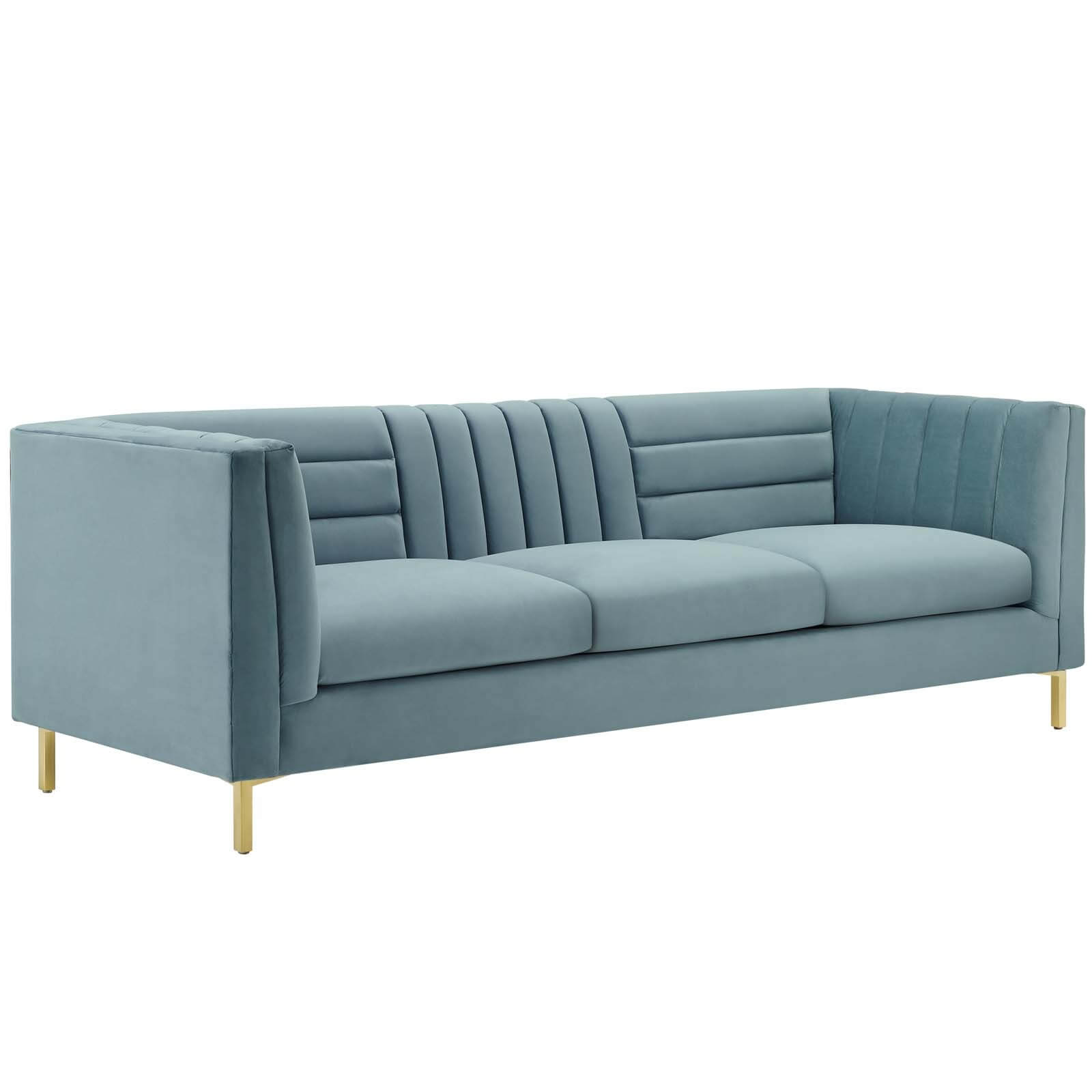 Cushioned Lounge Three Seater Sofa Luxury Rest Sofa Couch