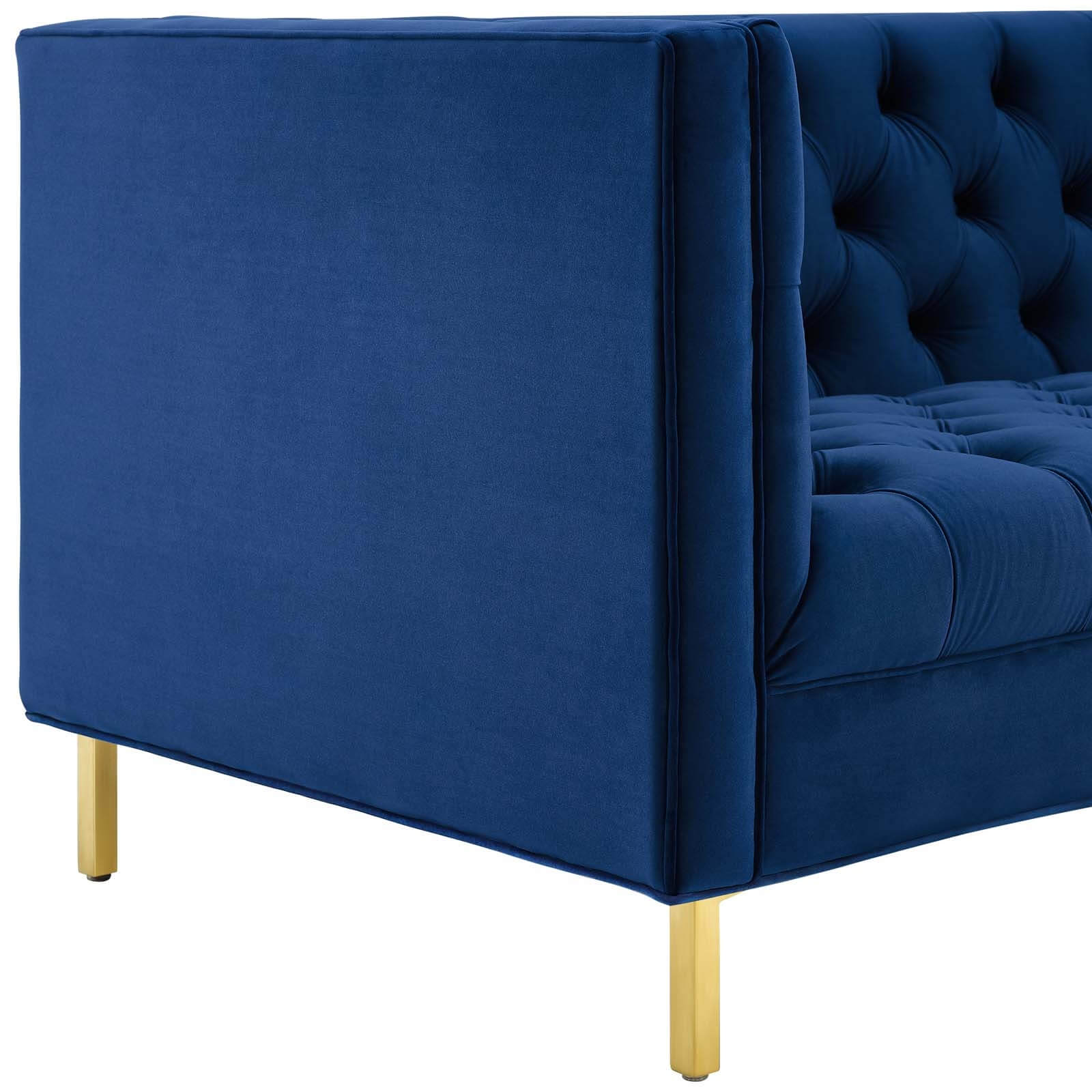 Delight Tufted Button Velvet Sofa