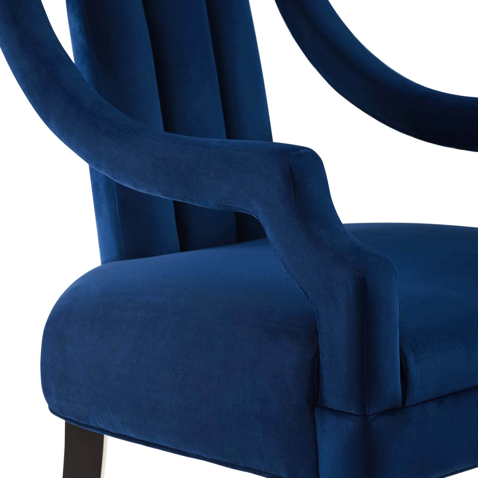 Harken Velvet Accent Chair