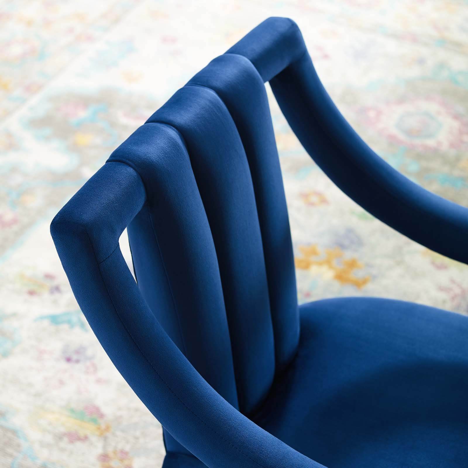 Harken Velvet Accent Chair