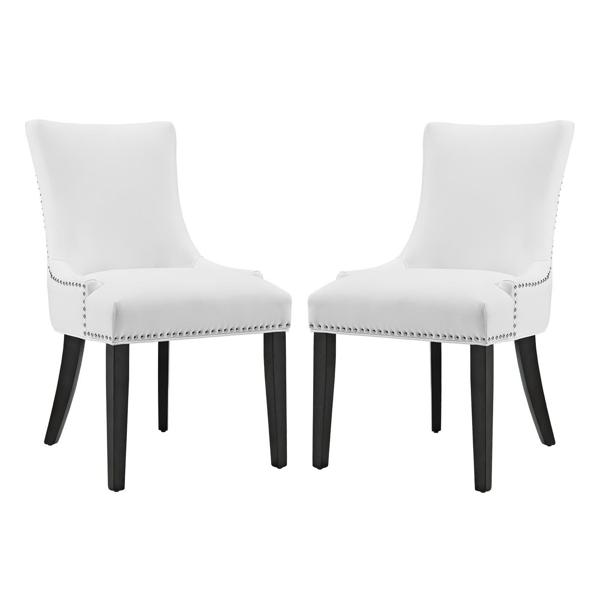 Marquis Faux Leather Dining Chair, Set of 2