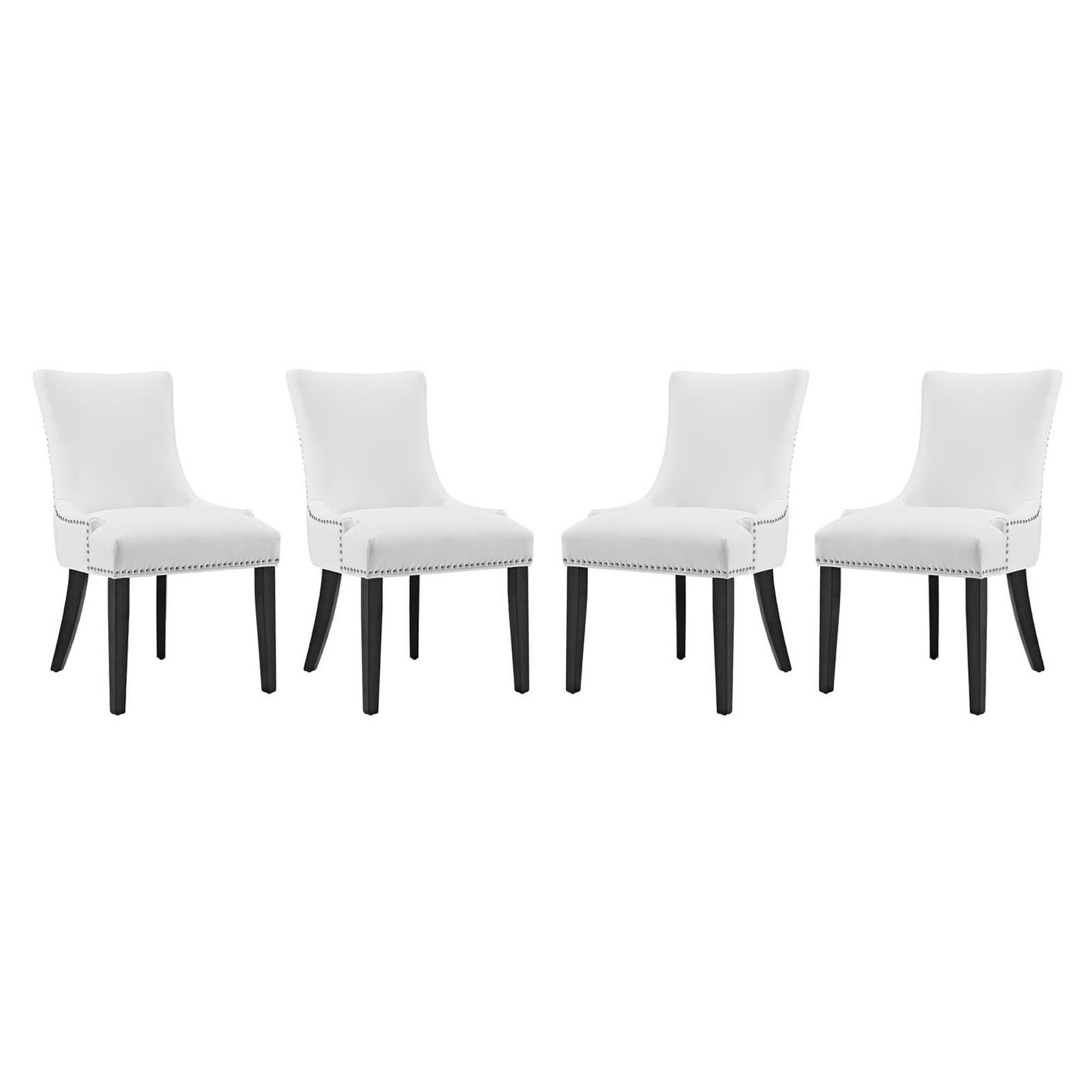Marquis Faux Leather Dining Chair, Set of 4