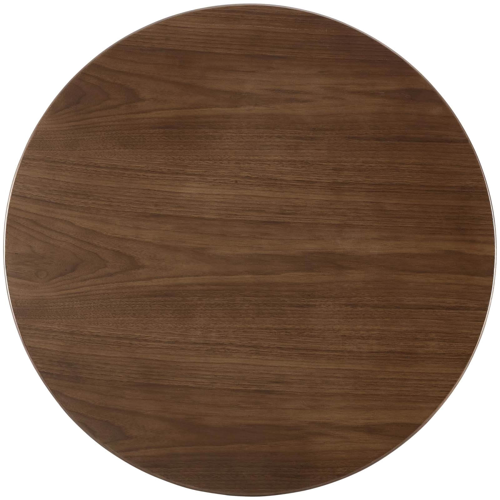 Lippa 36" Round Walnut Dining Table