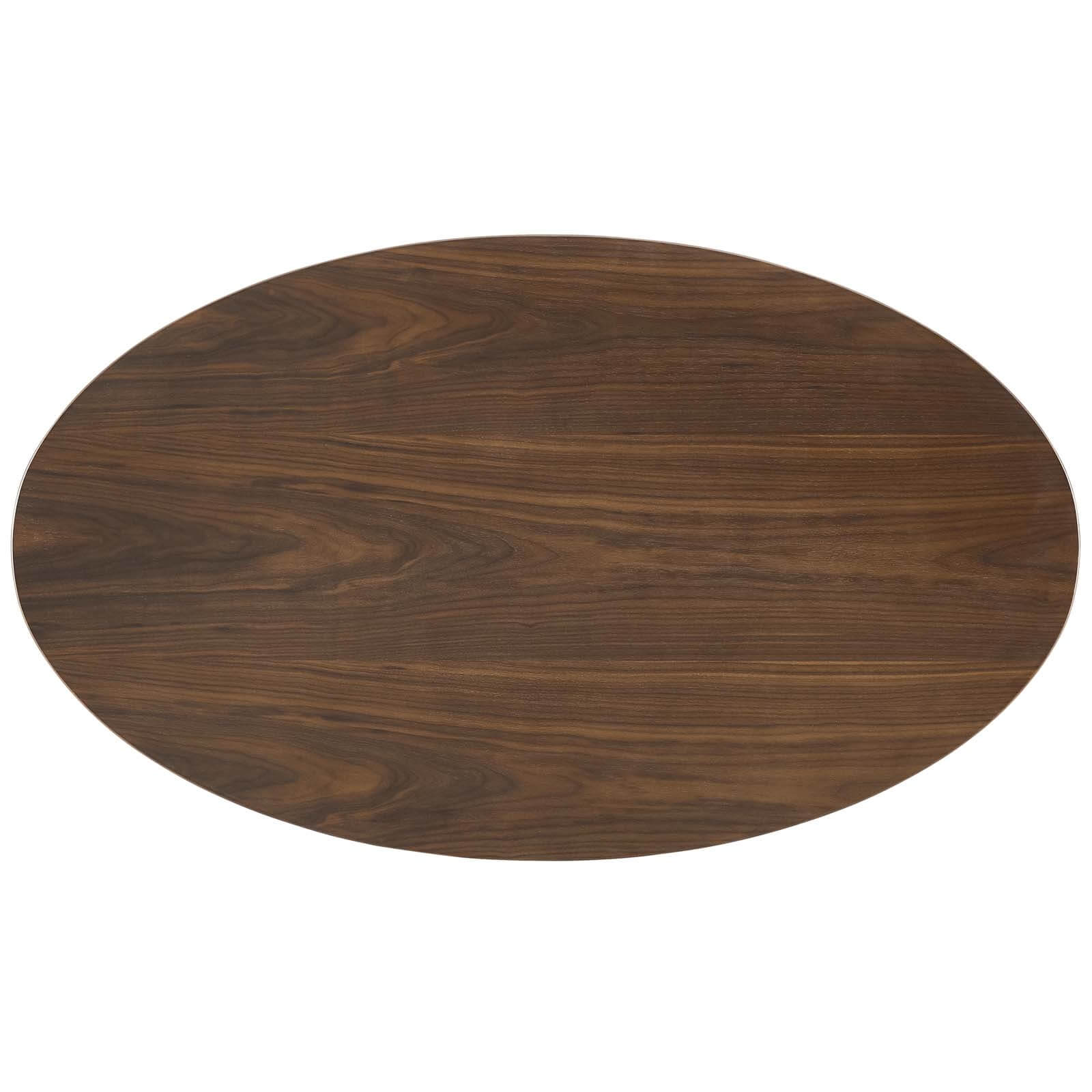 Lippa 48" Oval Walnut Dining Table