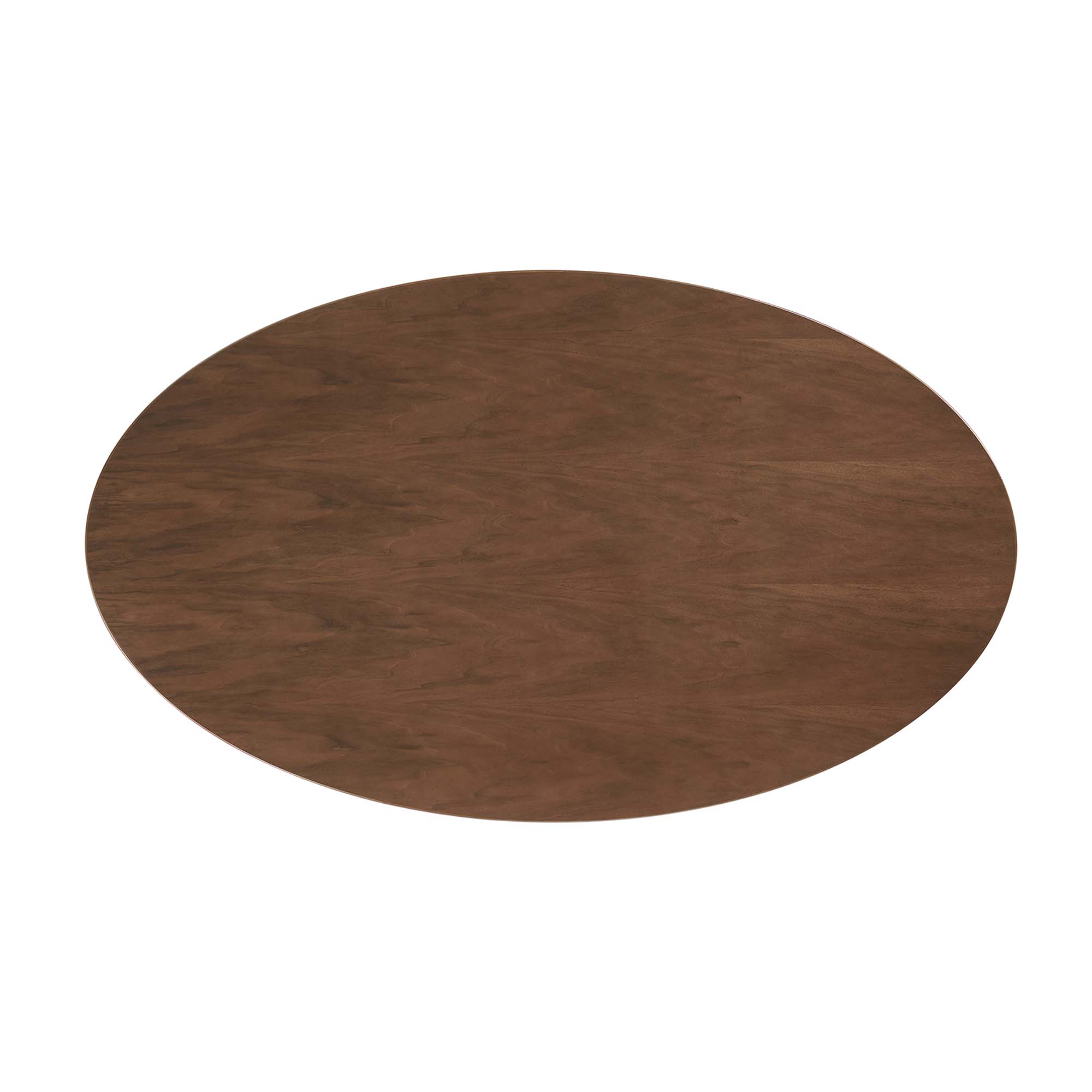Lippa 60" Oval Walnut Wood Dining Table