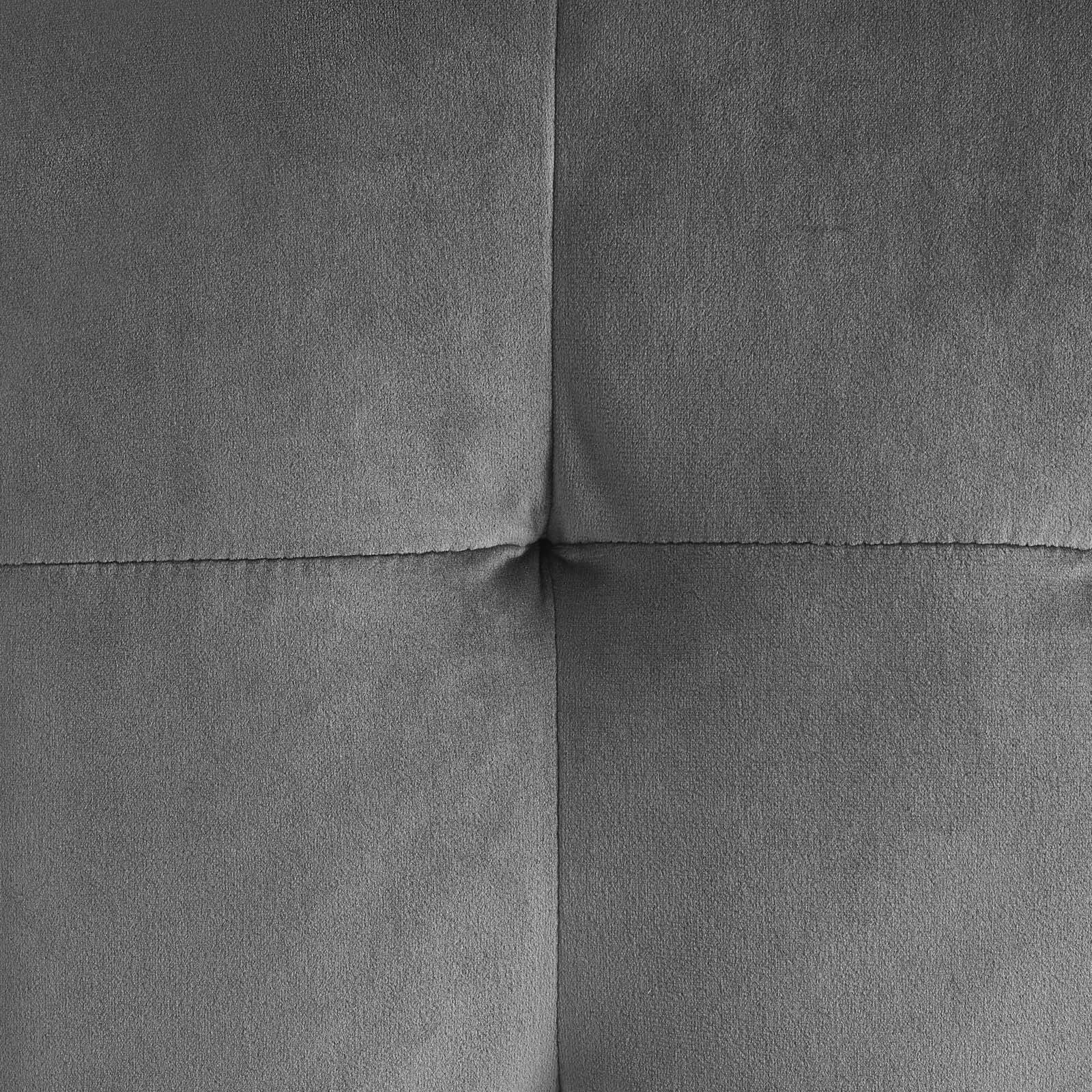 Contour Tufted Cube Velvet Ottoman