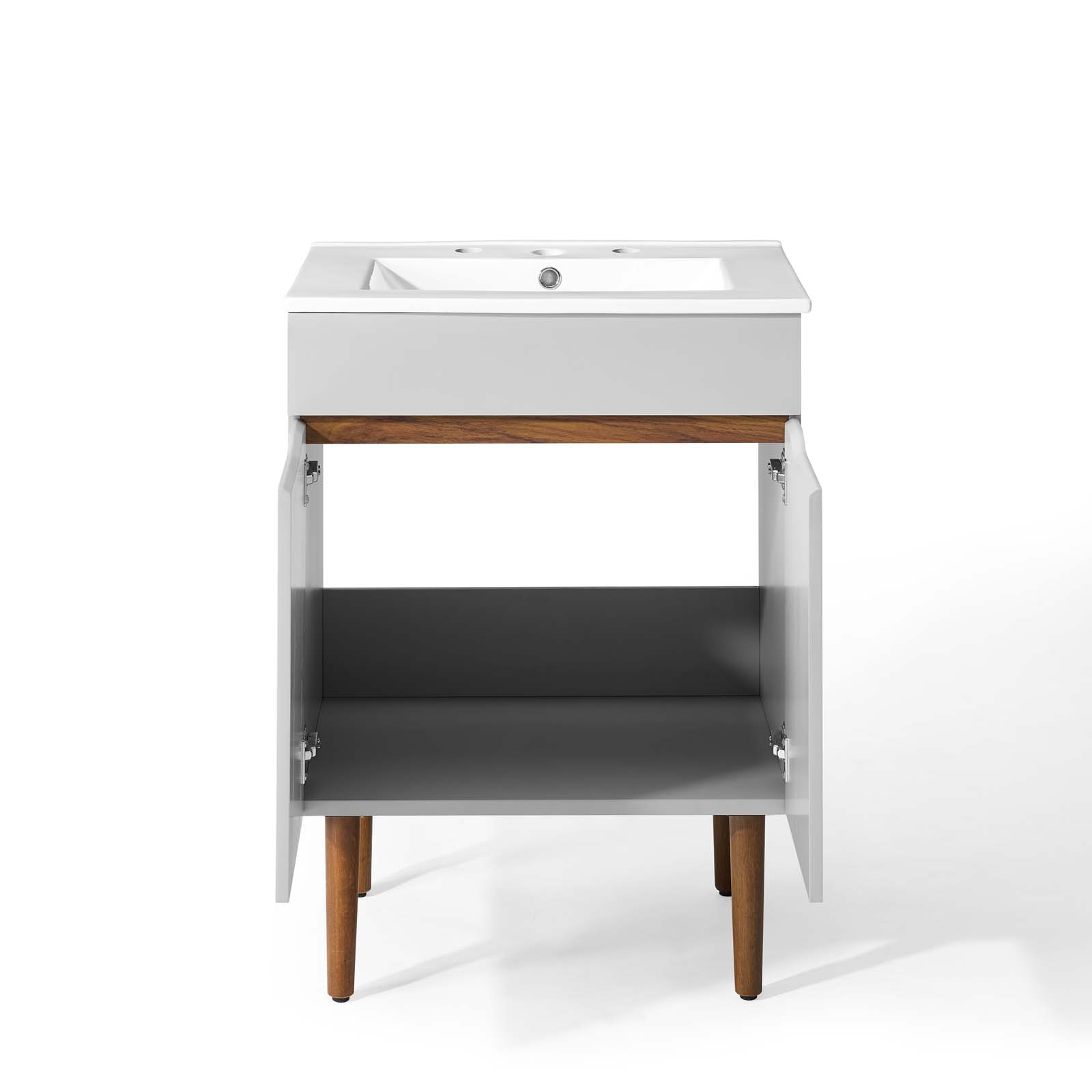 Harvest Wood Bathroom Vanity