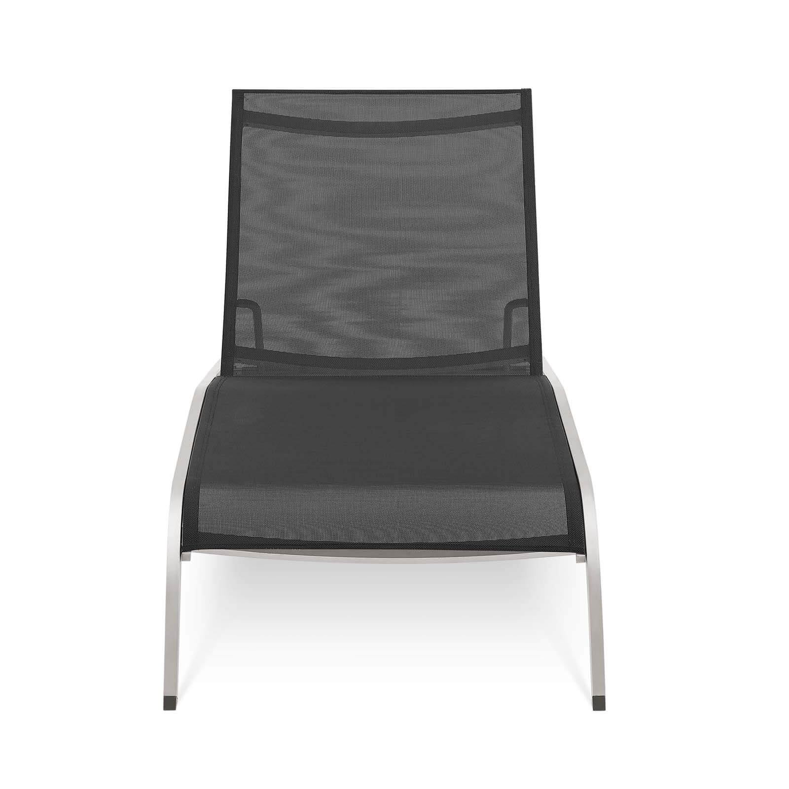 Savannah Outdoor Patio Mesh Lounge Chaise