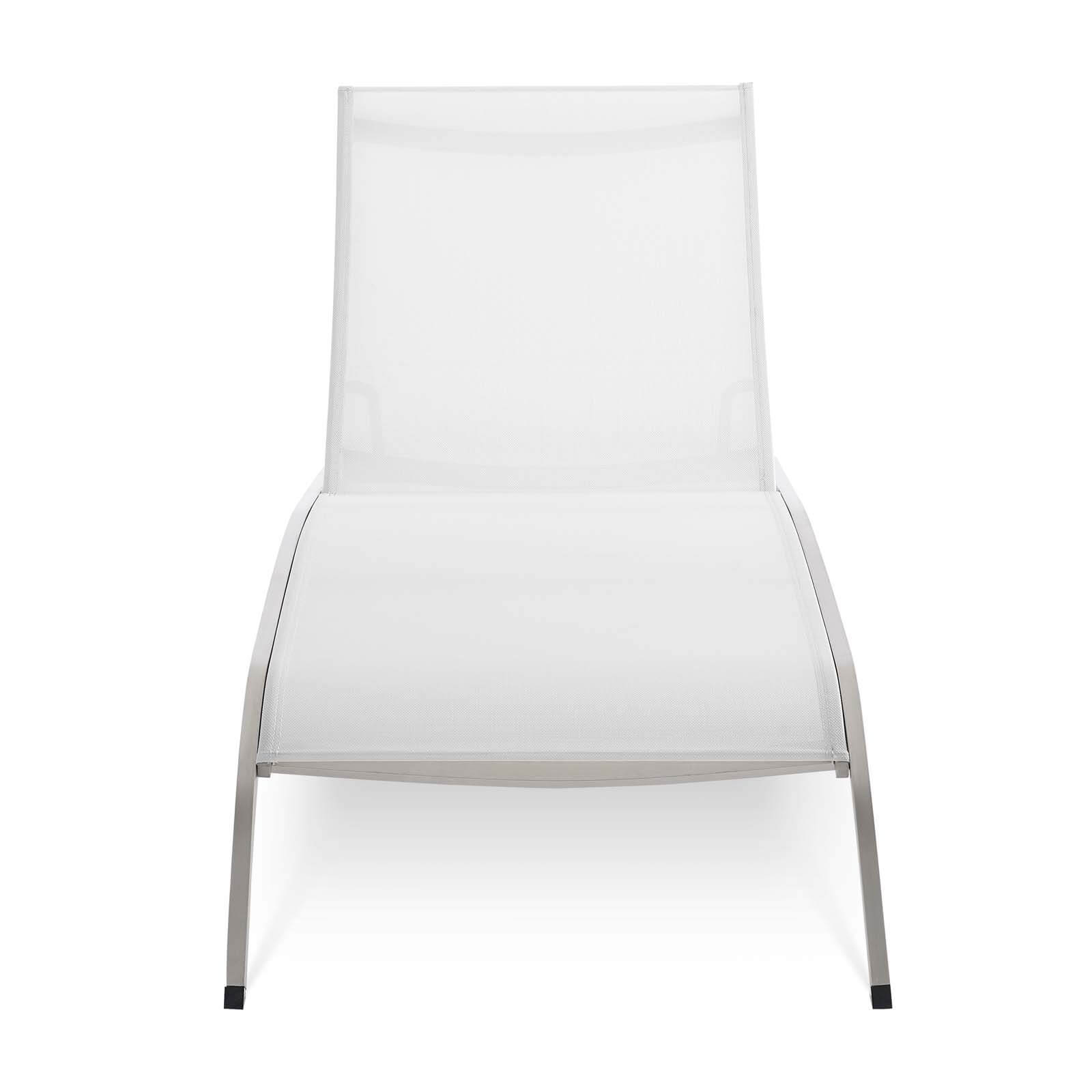 Savannah Outdoor Patio Mesh Lounge Chaise