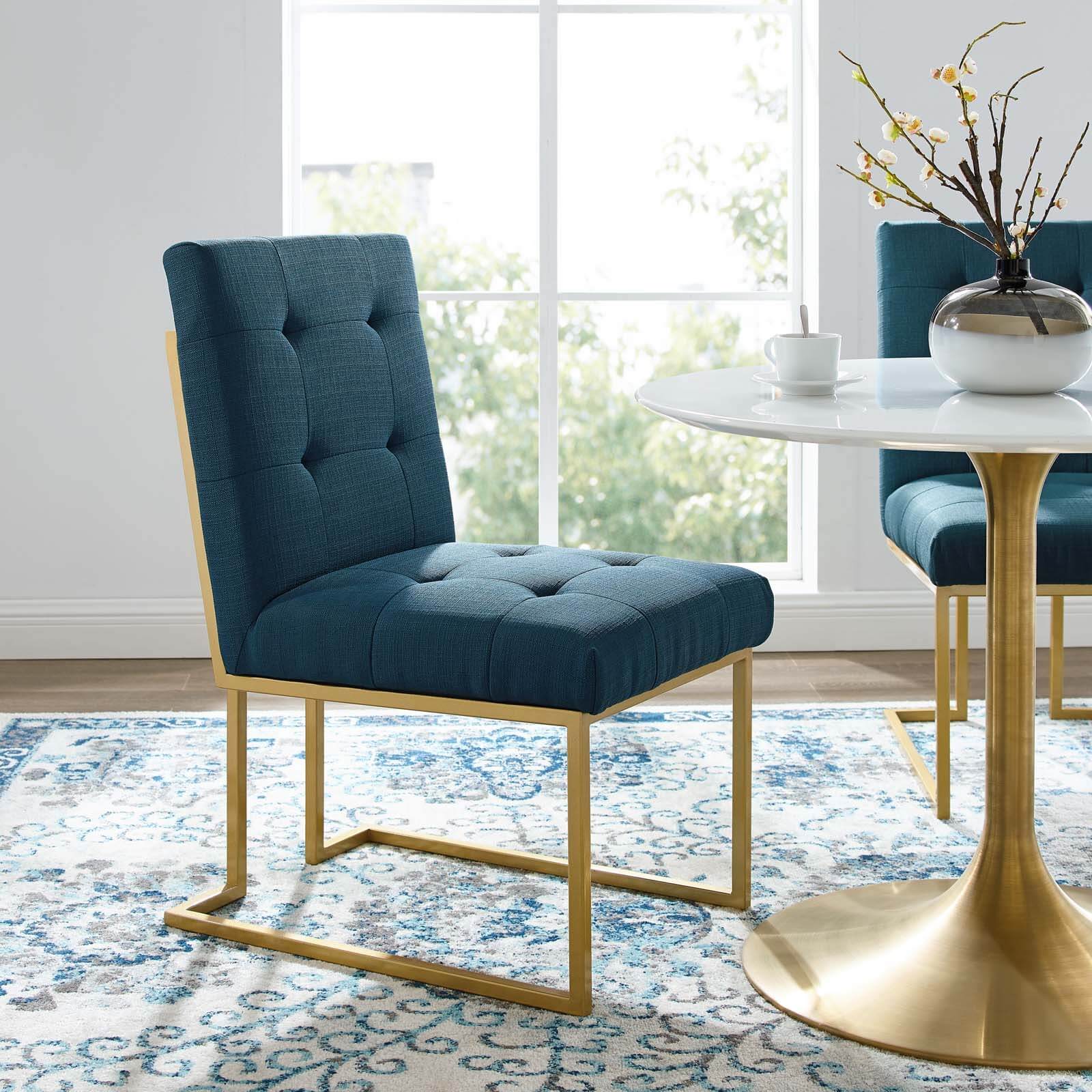 Privy Fabric Dining Accent Chair