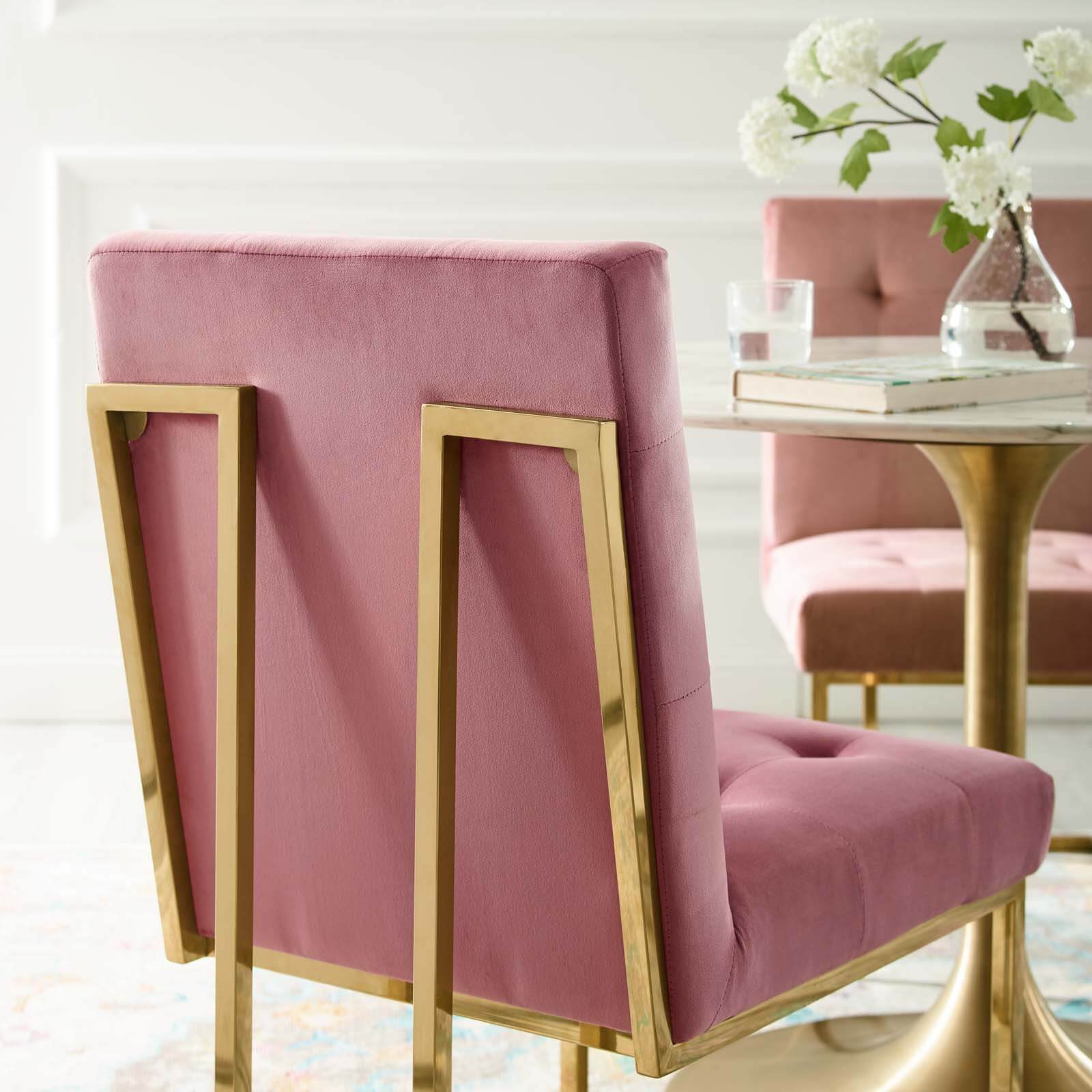 Privy Velvet Dining Chair