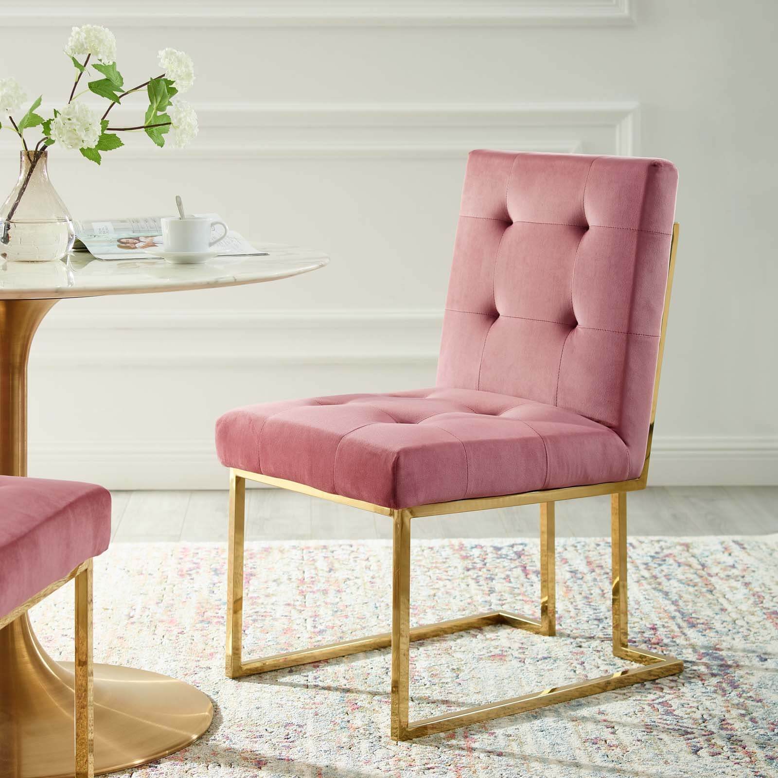 Privy Velvet Dining Chair