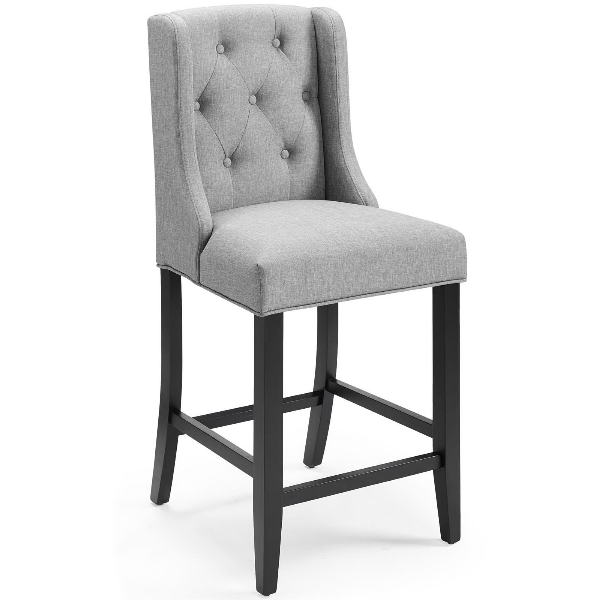 Baronet Upholstered Fabric Counter Stool, Set of 2