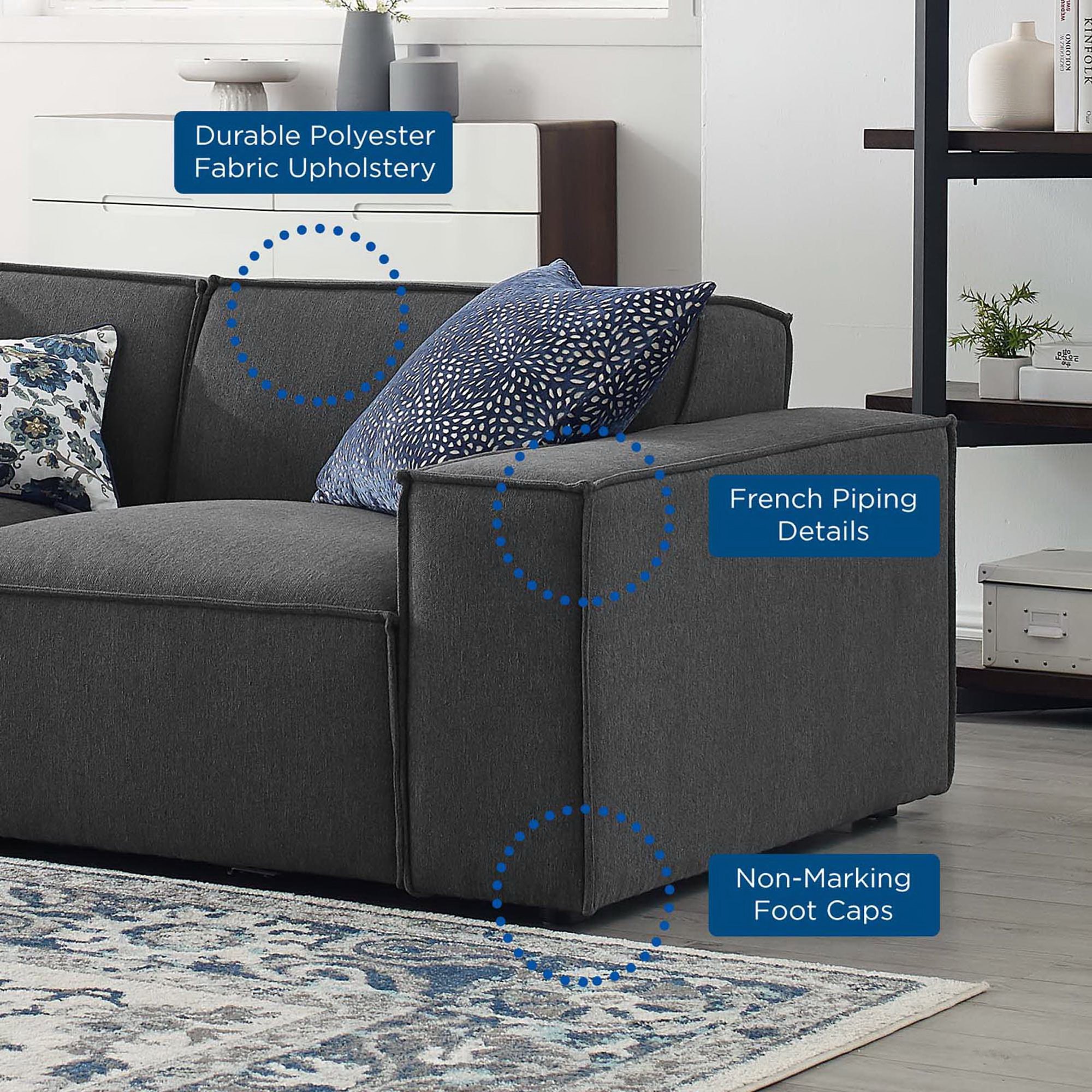 Restore 6-Piece Sectional Sofa, Configuration 2