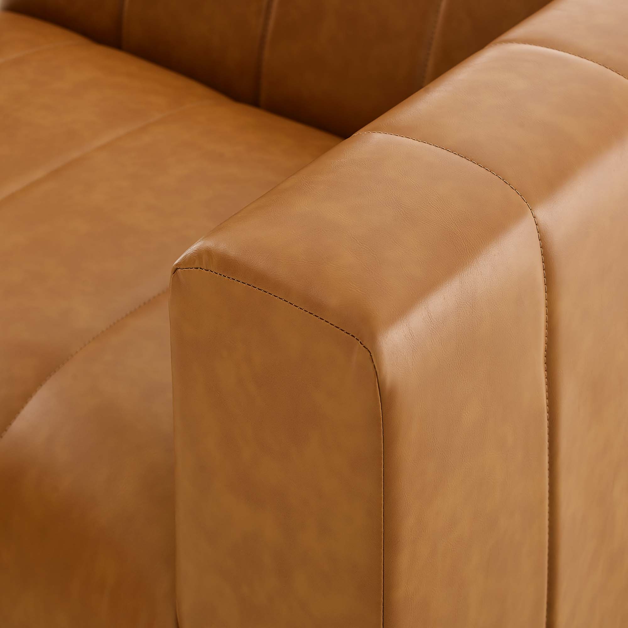 Bartlett 5-Piece Vegan Leather Sectional Sofa, Composition 1