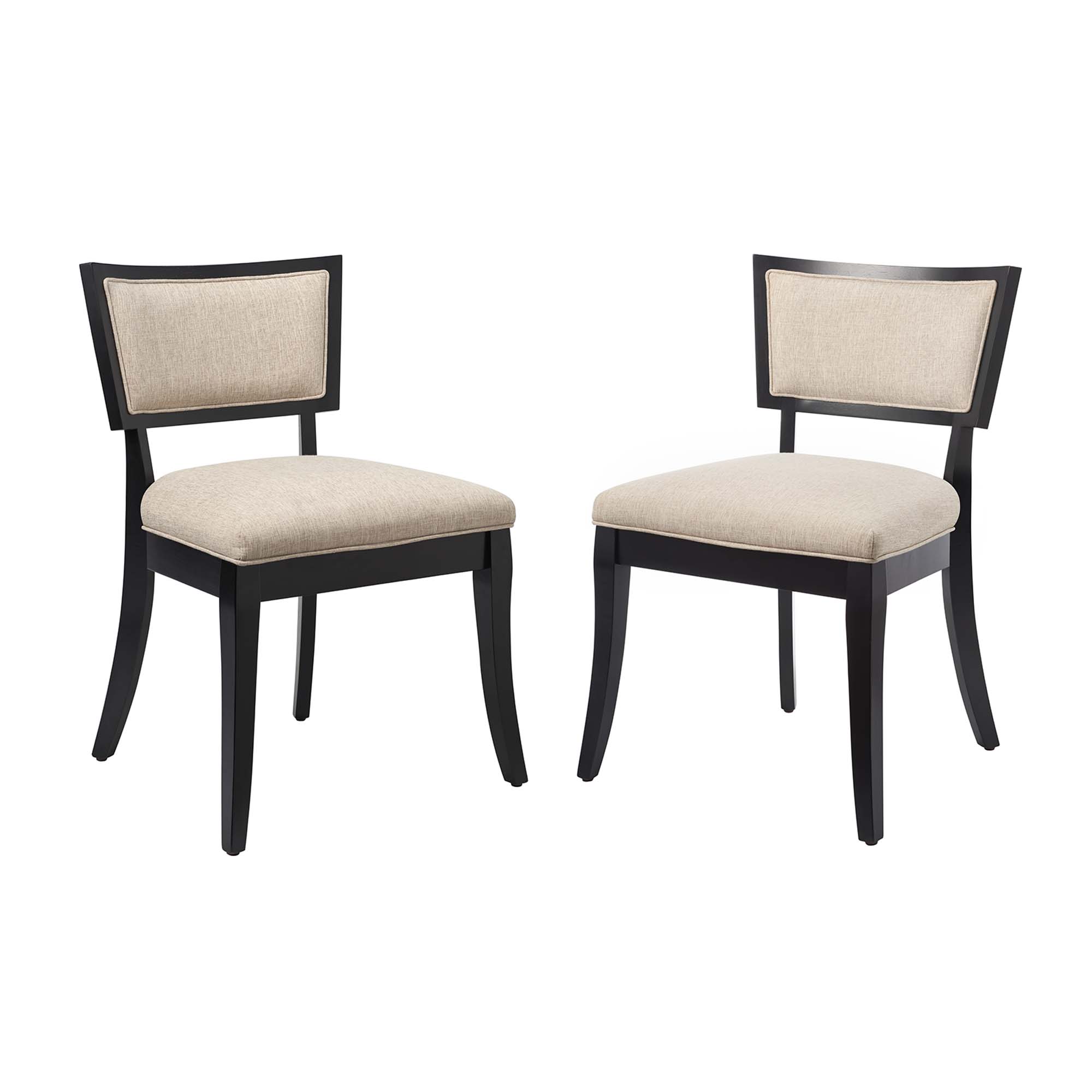 Pristine Upholstered Fabric Dining Chairs
