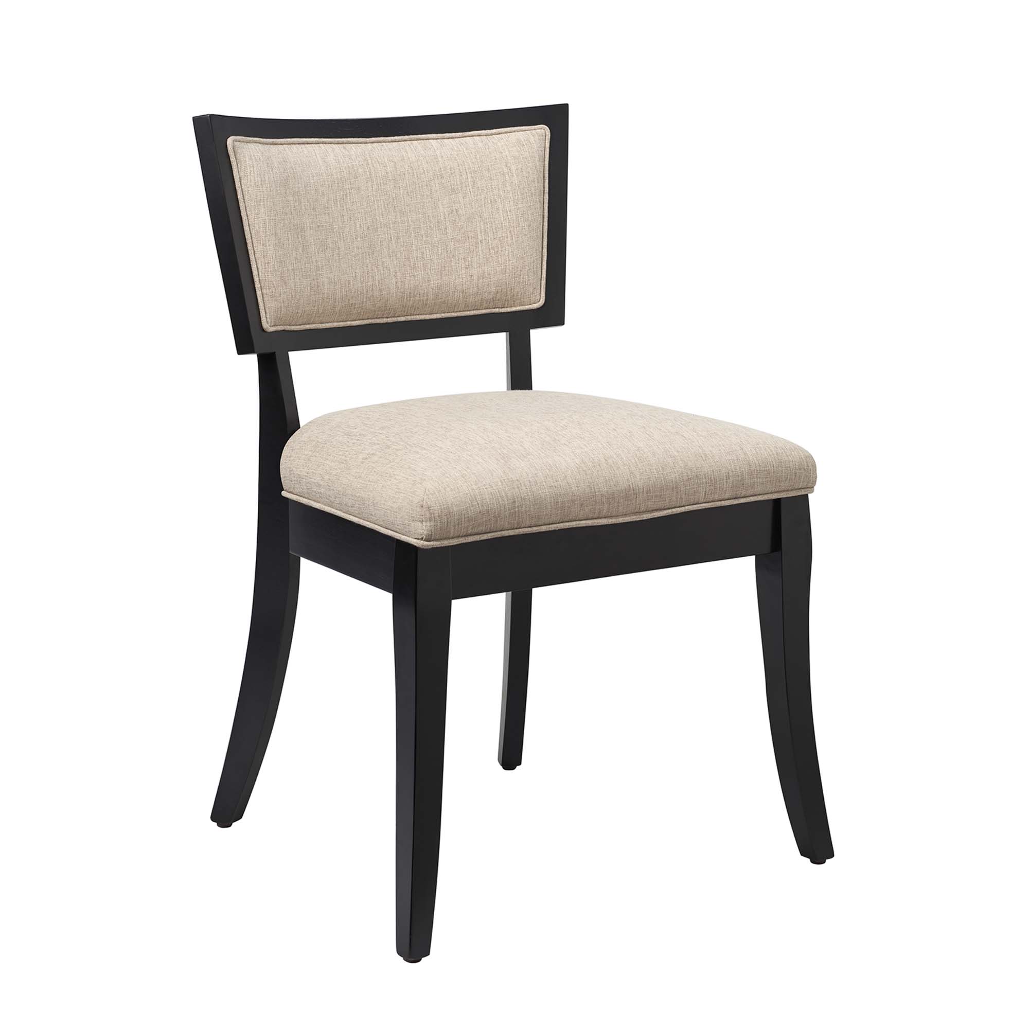 Pristine Upholstered Fabric Dining Chairs