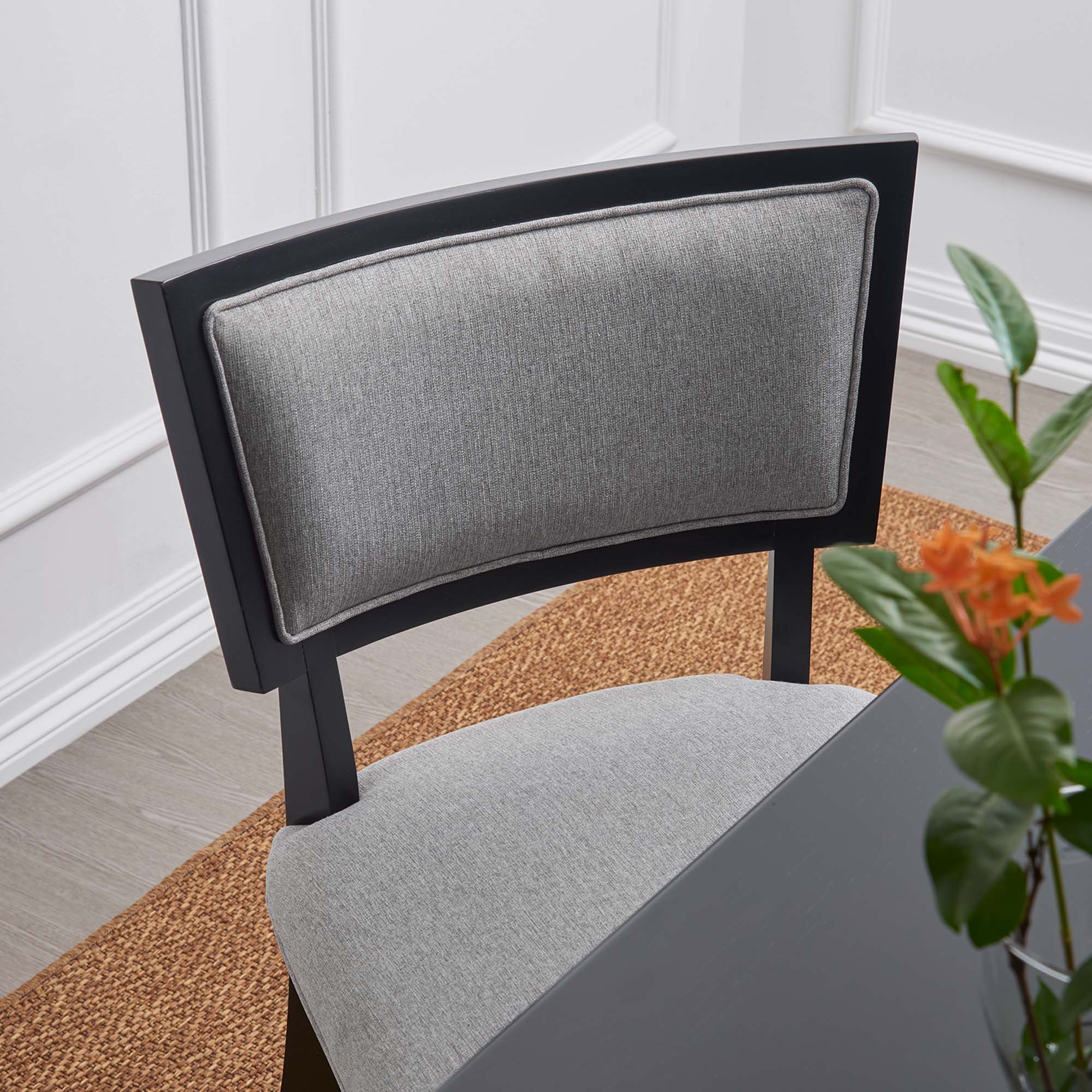 Pristine Upholstered Fabric Dining Chairs