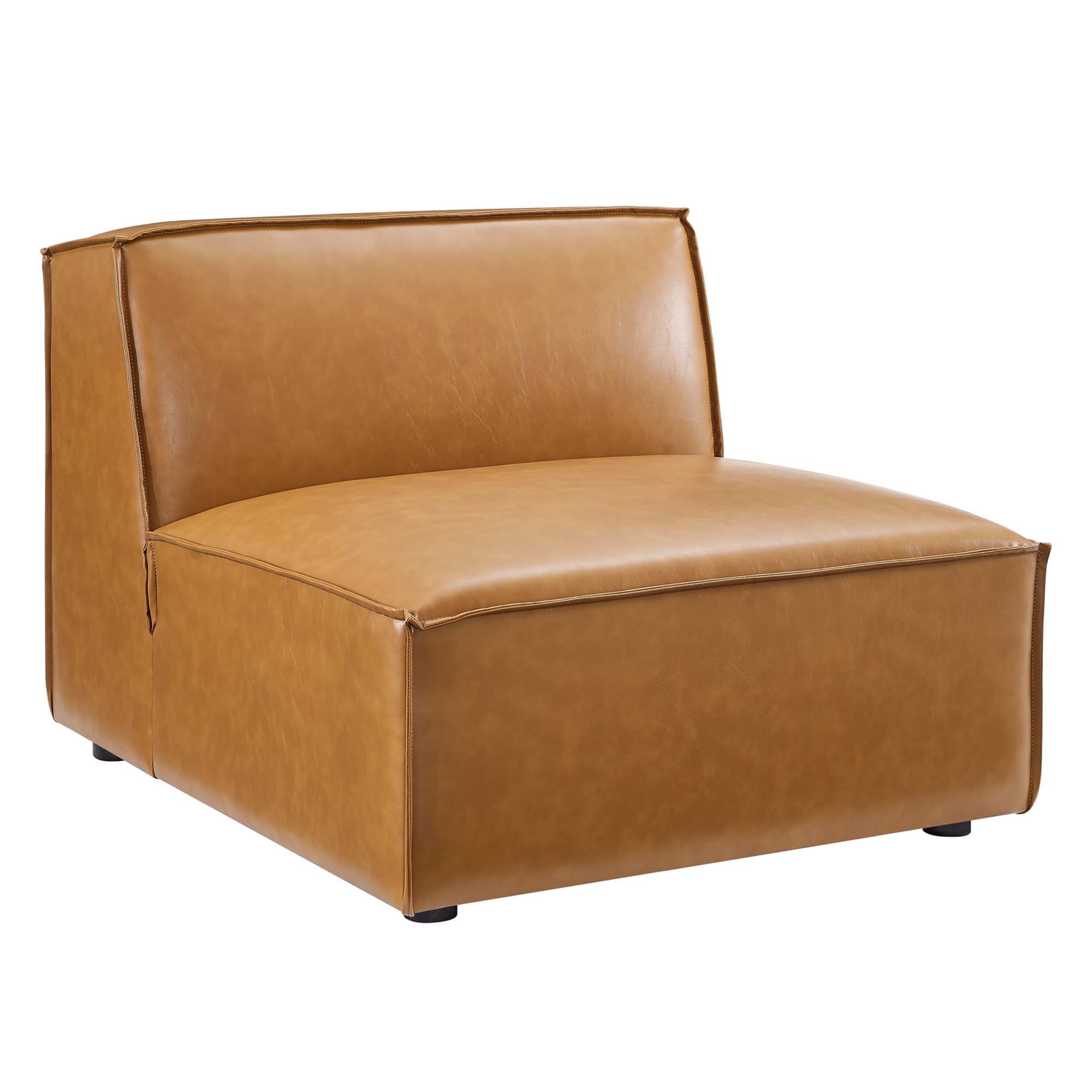 Restore 5-Piece Vegan Leather Sectional Sofa, Configuration 2