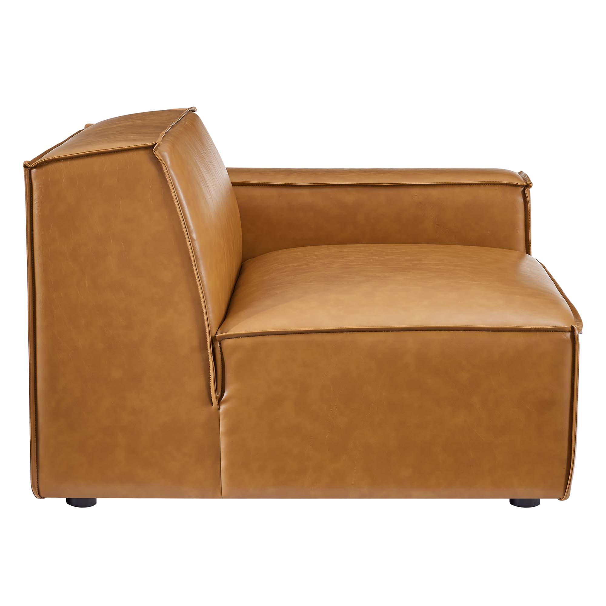 Restore 5-Piece Vegan Leather Sectional Sofa, Configuration 2