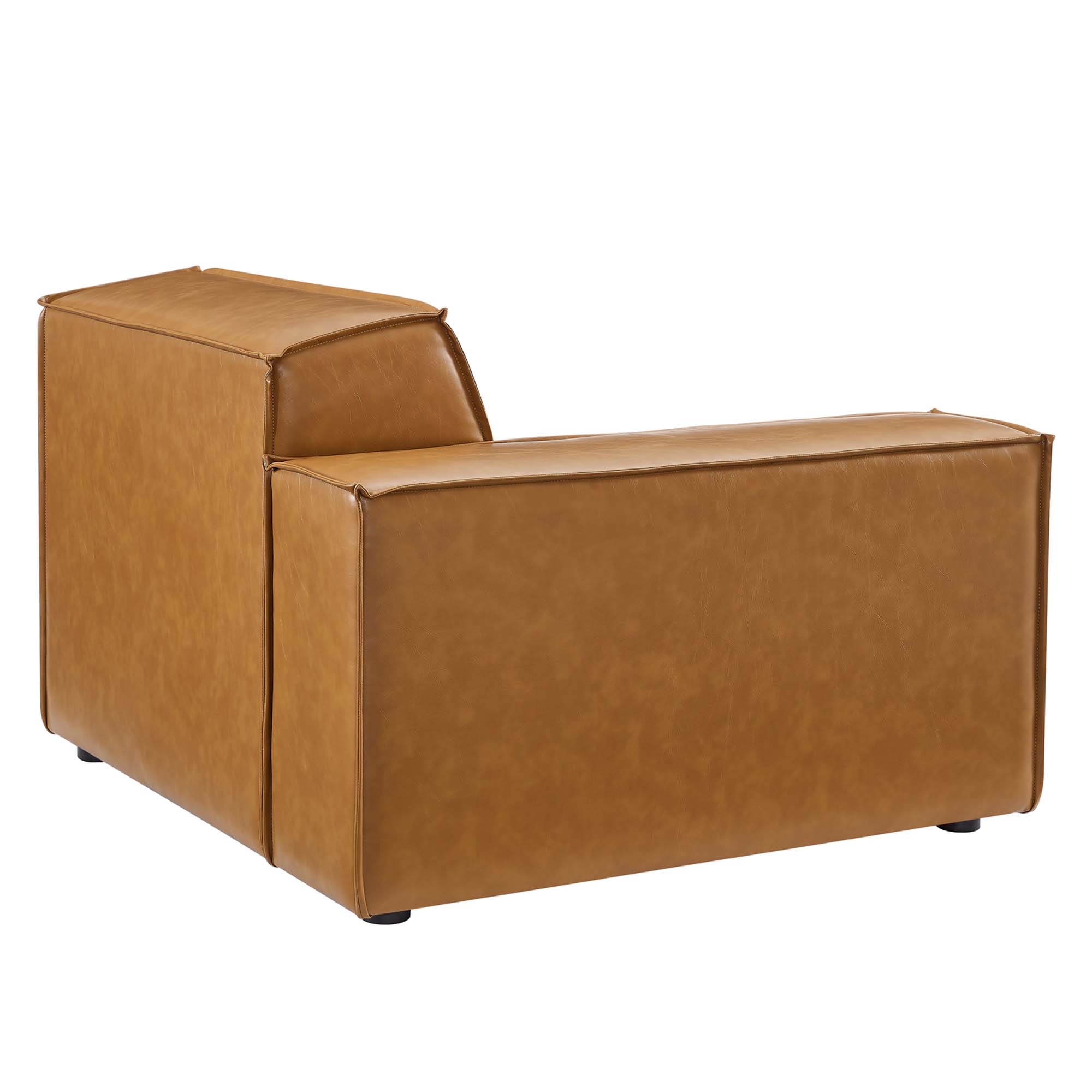 Restore 5-Piece Vegan Leather Sectional Sofa, Configuration 2