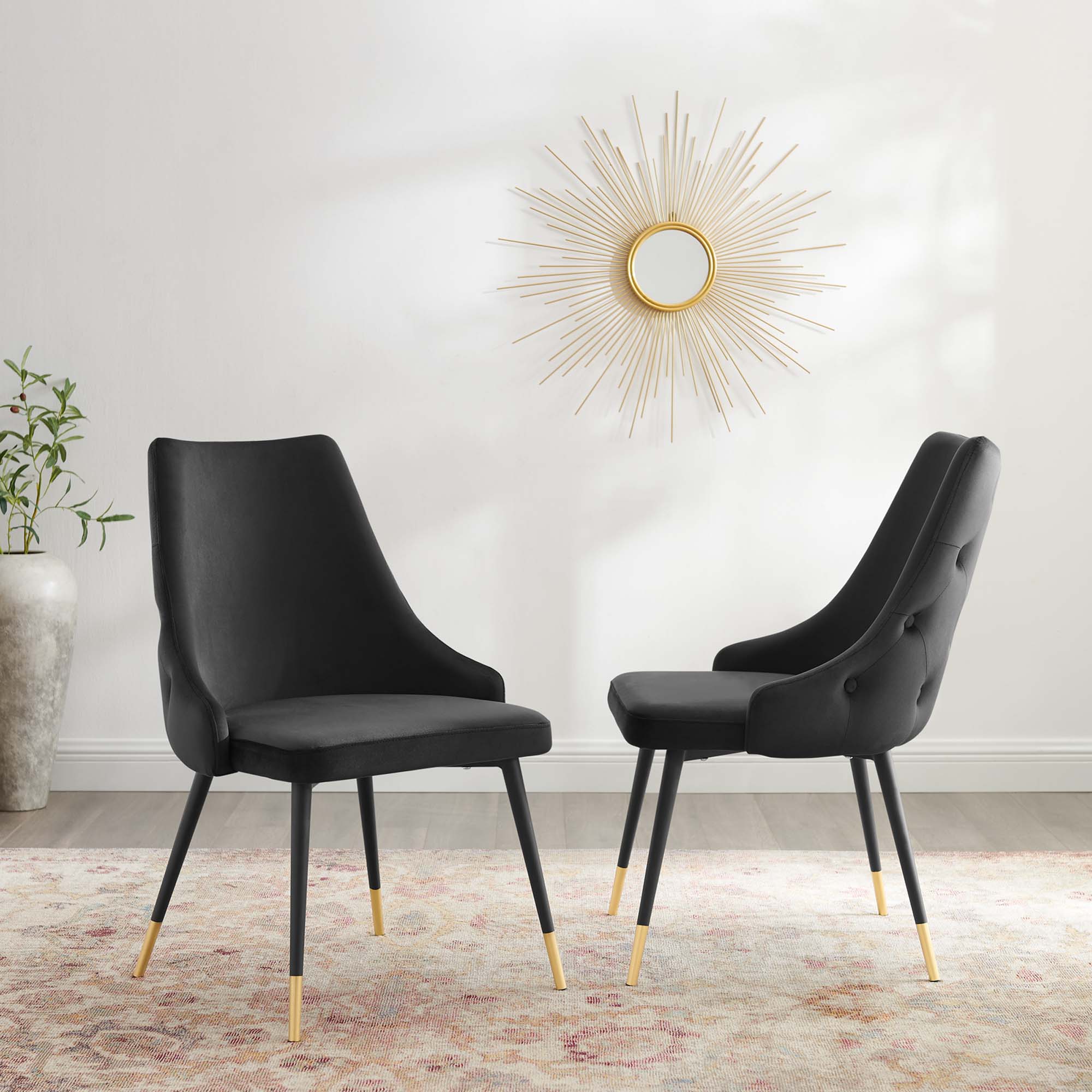 Adorn Performance Velvet Dining Side Chair