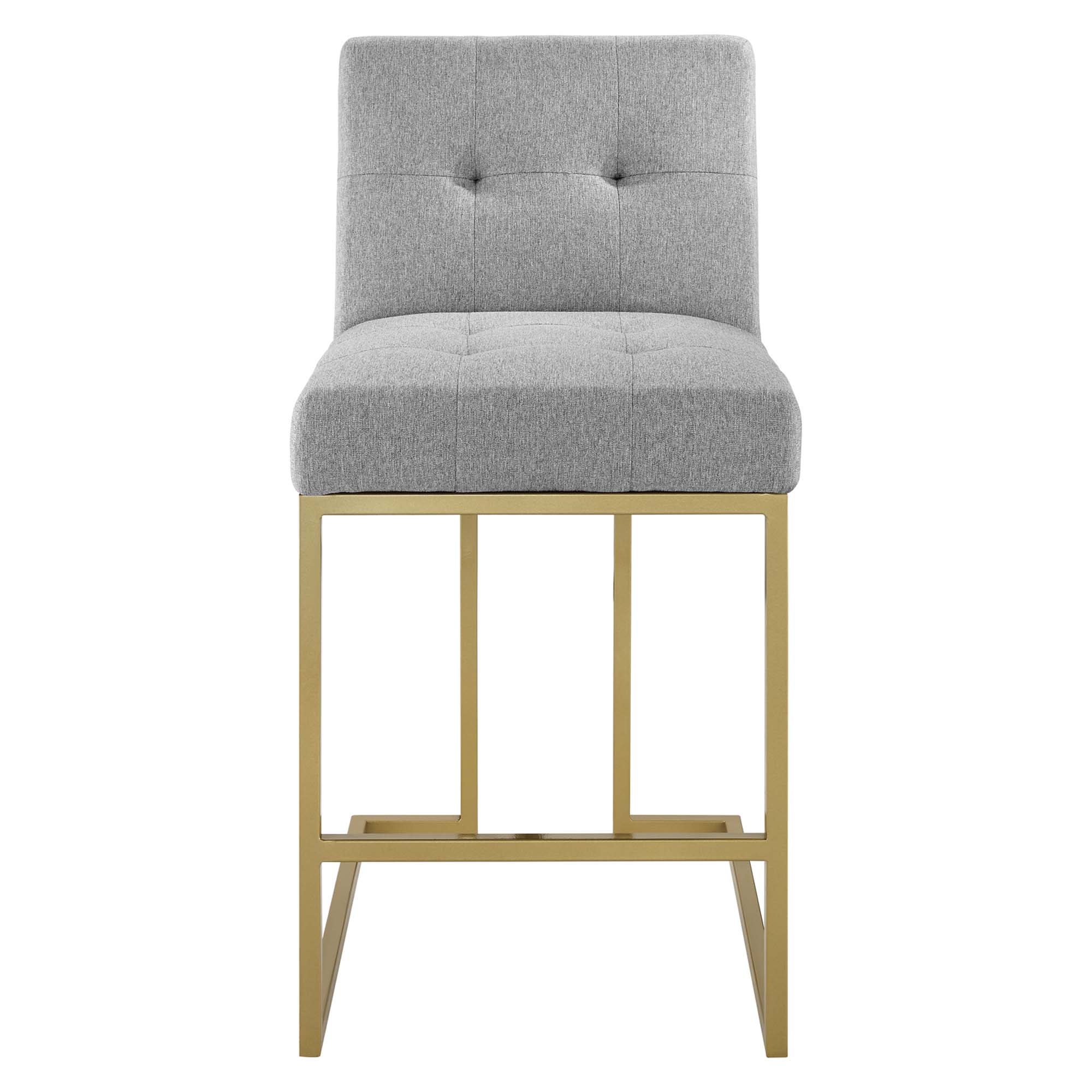 Privy Upholstered Fabric Counter Stool