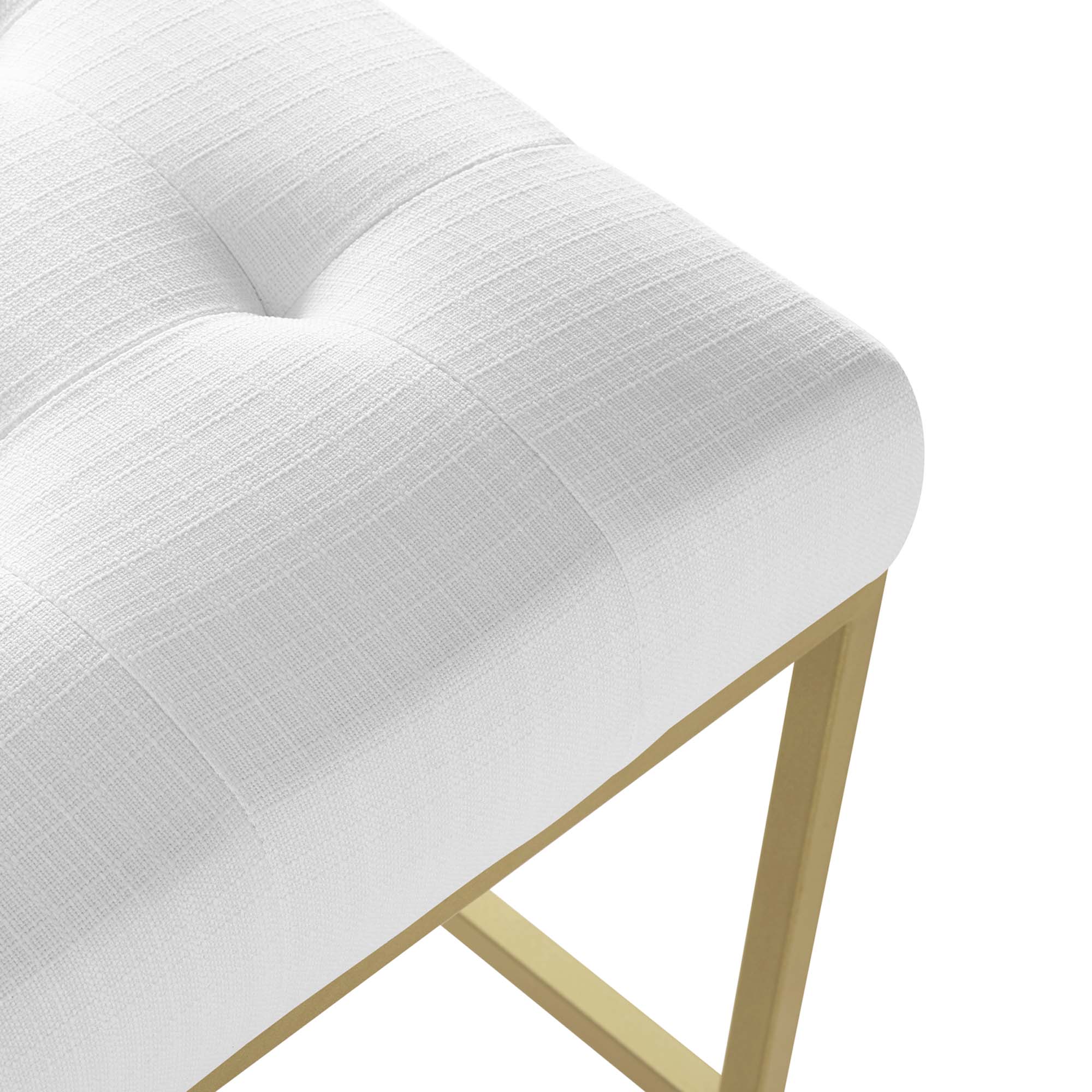 Privy Upholstered Fabric Counter Stool