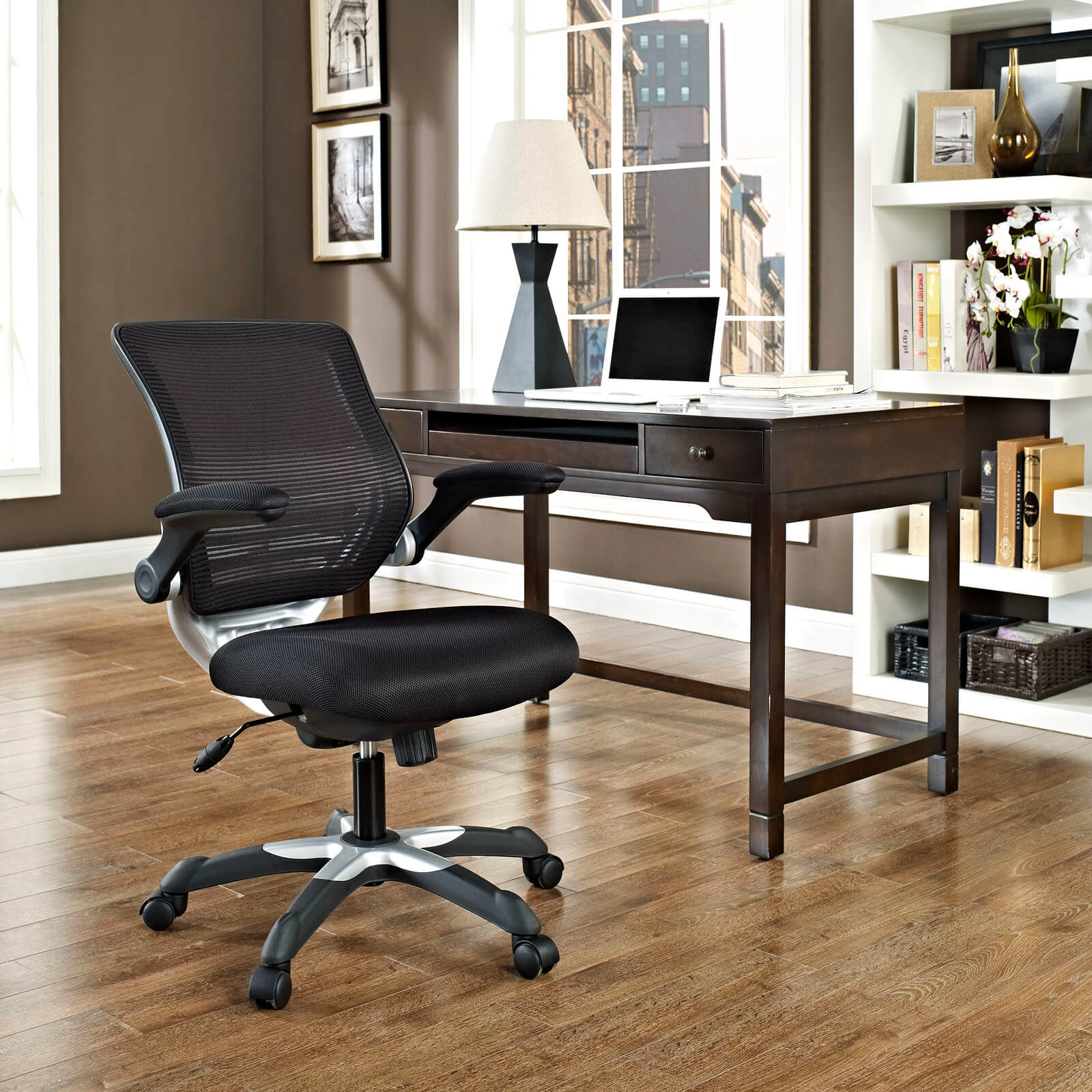 Edge Office Chair, Black by Modway Furniture