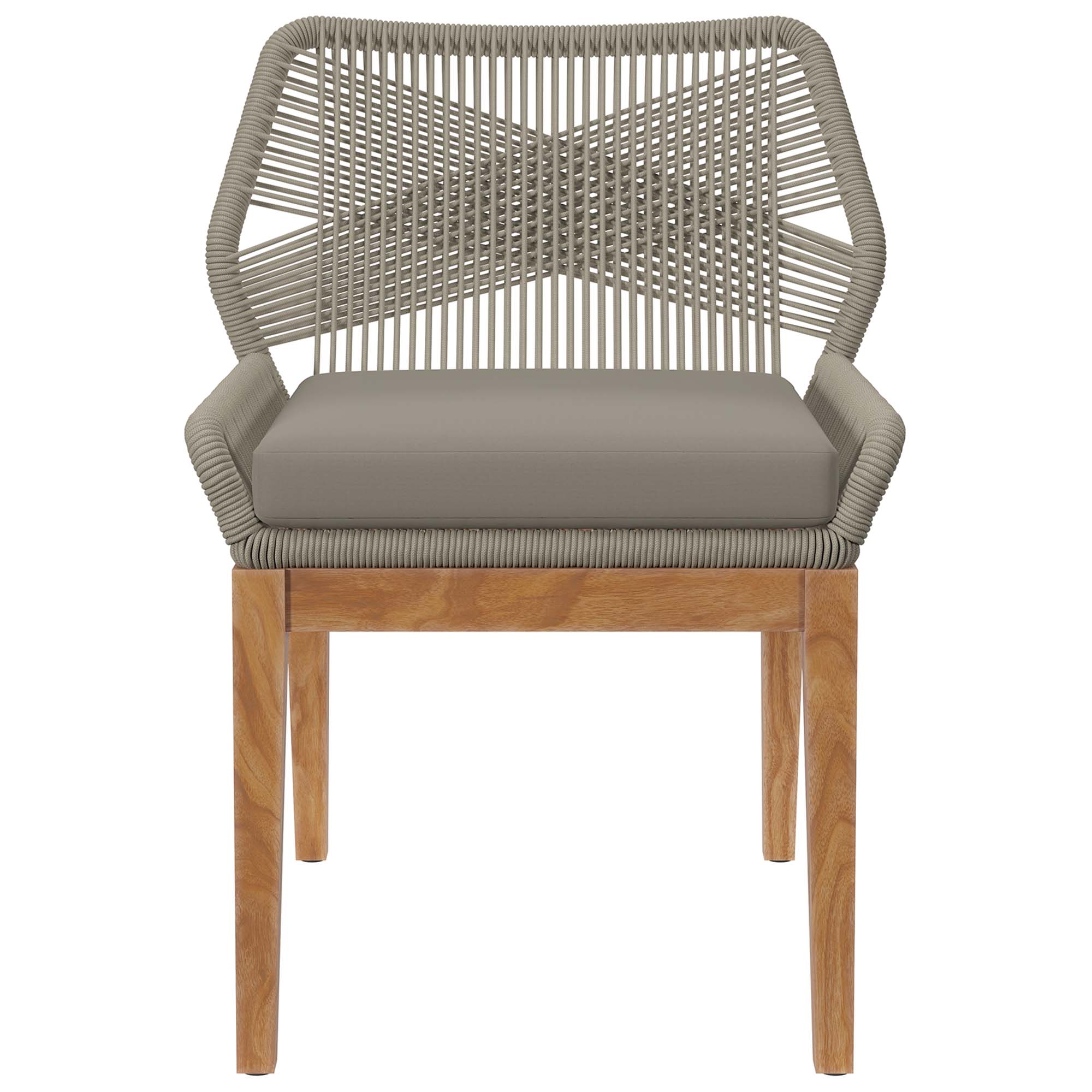 Wellspring 5-Pc Outdoor Patio Teak Wood Dining Set