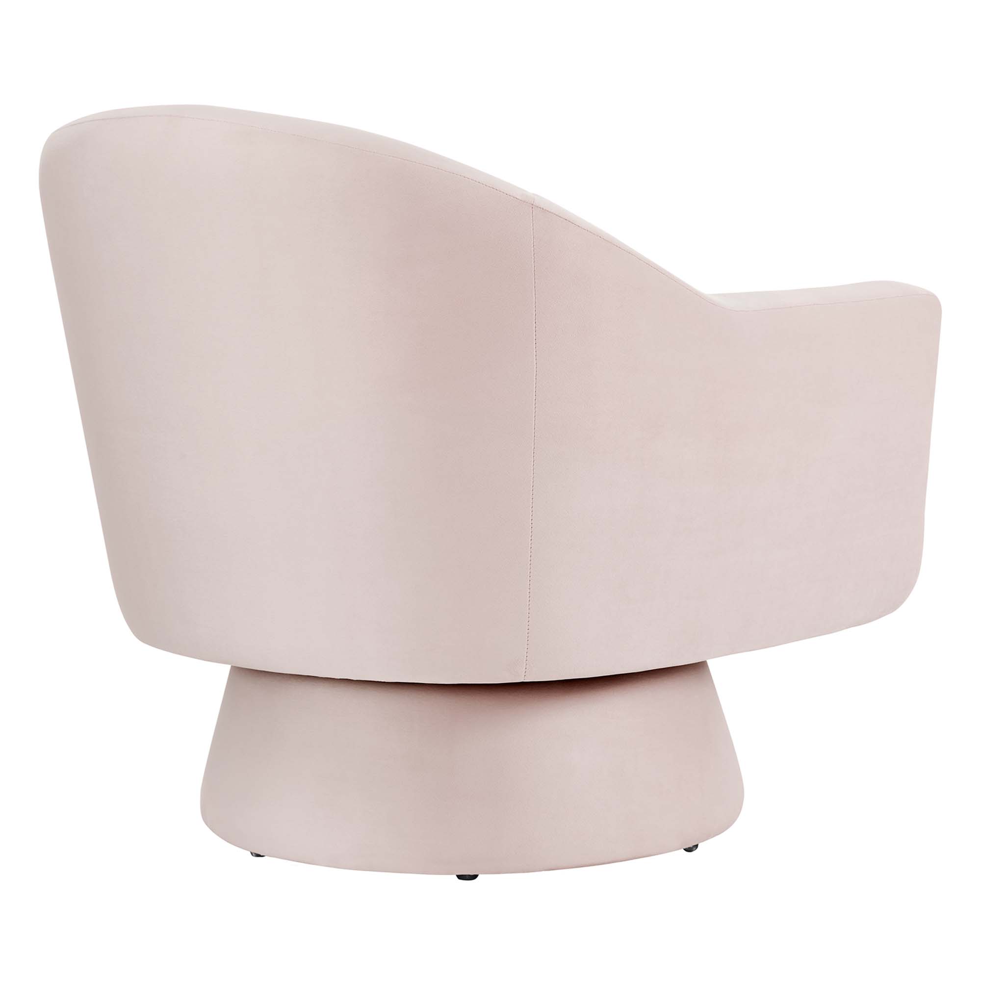 Astral Performance Velvet Fabric Swivel Chair
