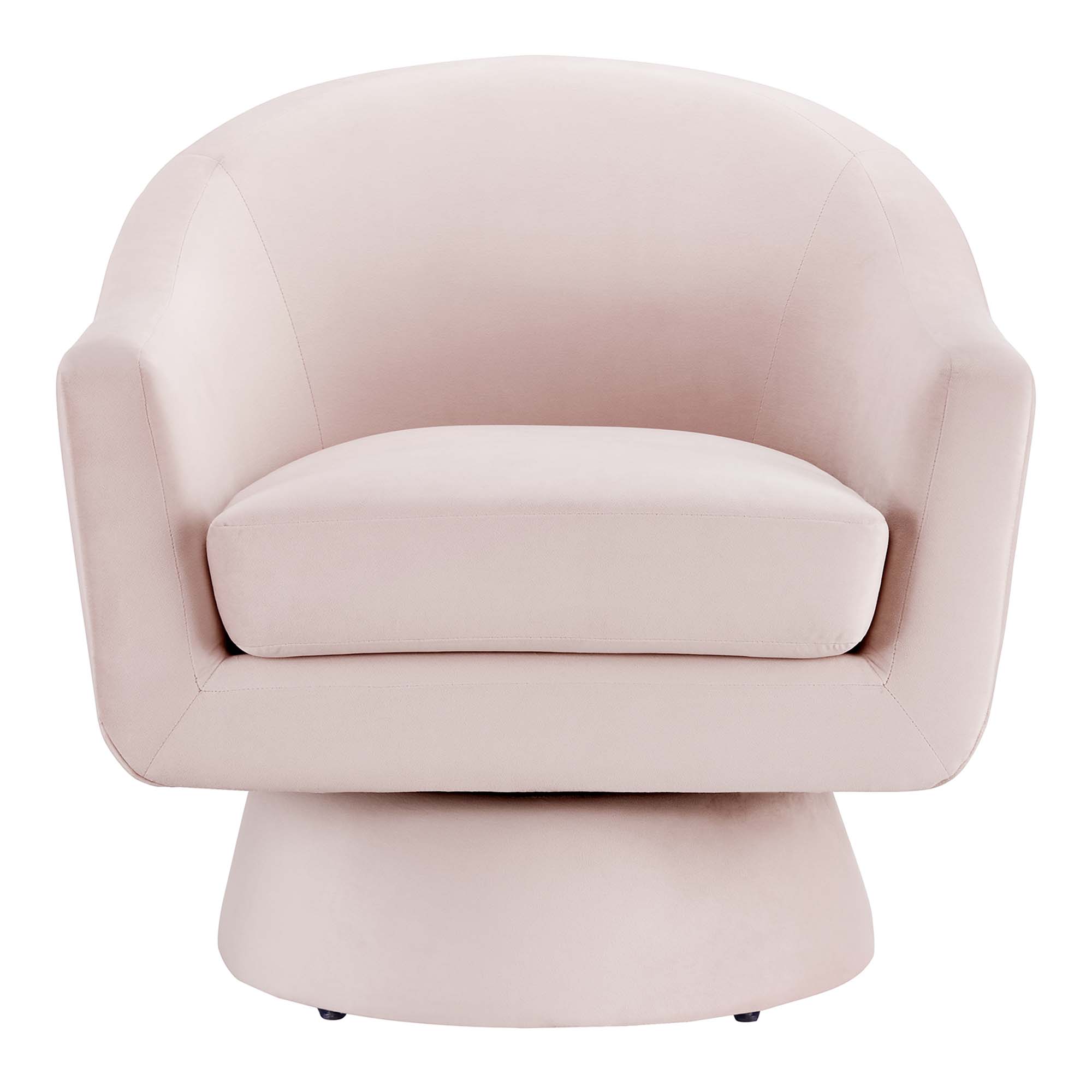 Astral Performance Velvet Fabric Swivel Chair