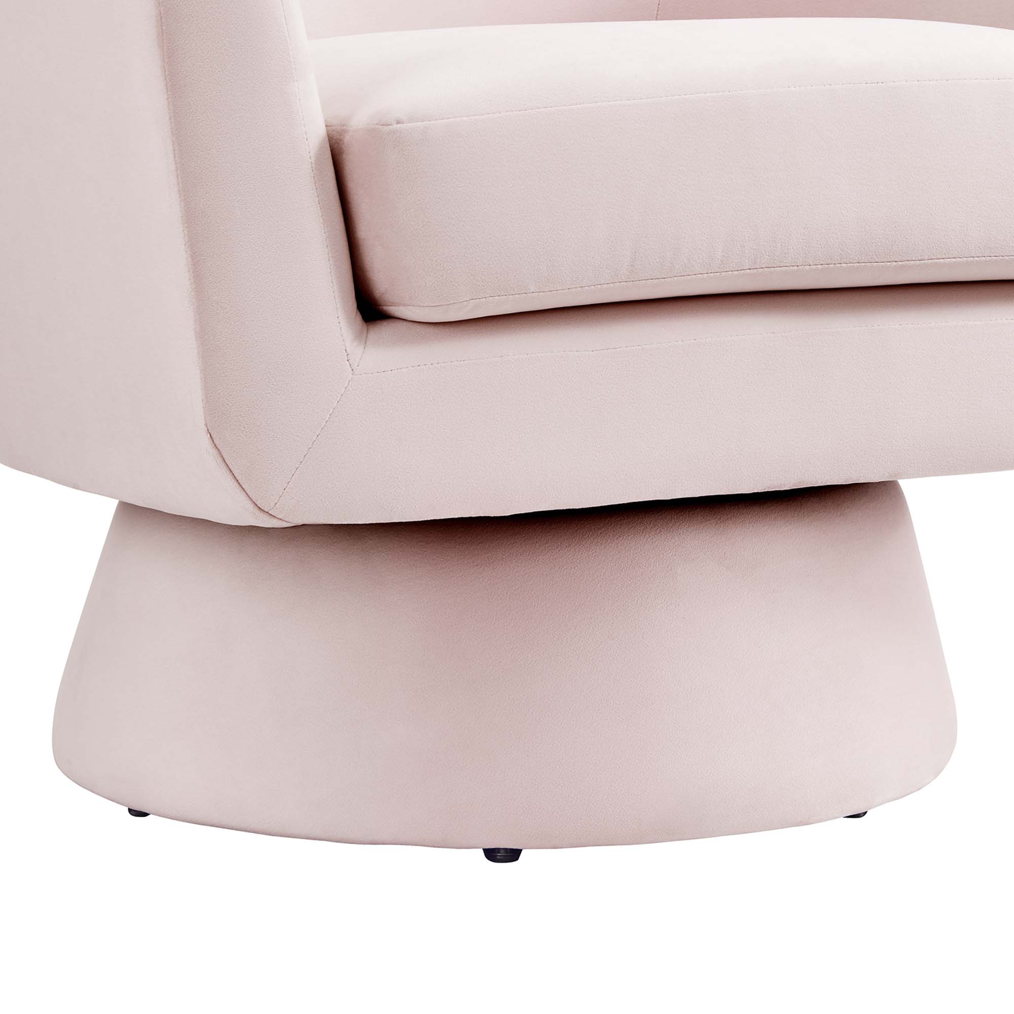 Astral Performance Velvet Fabric Swivel Chair